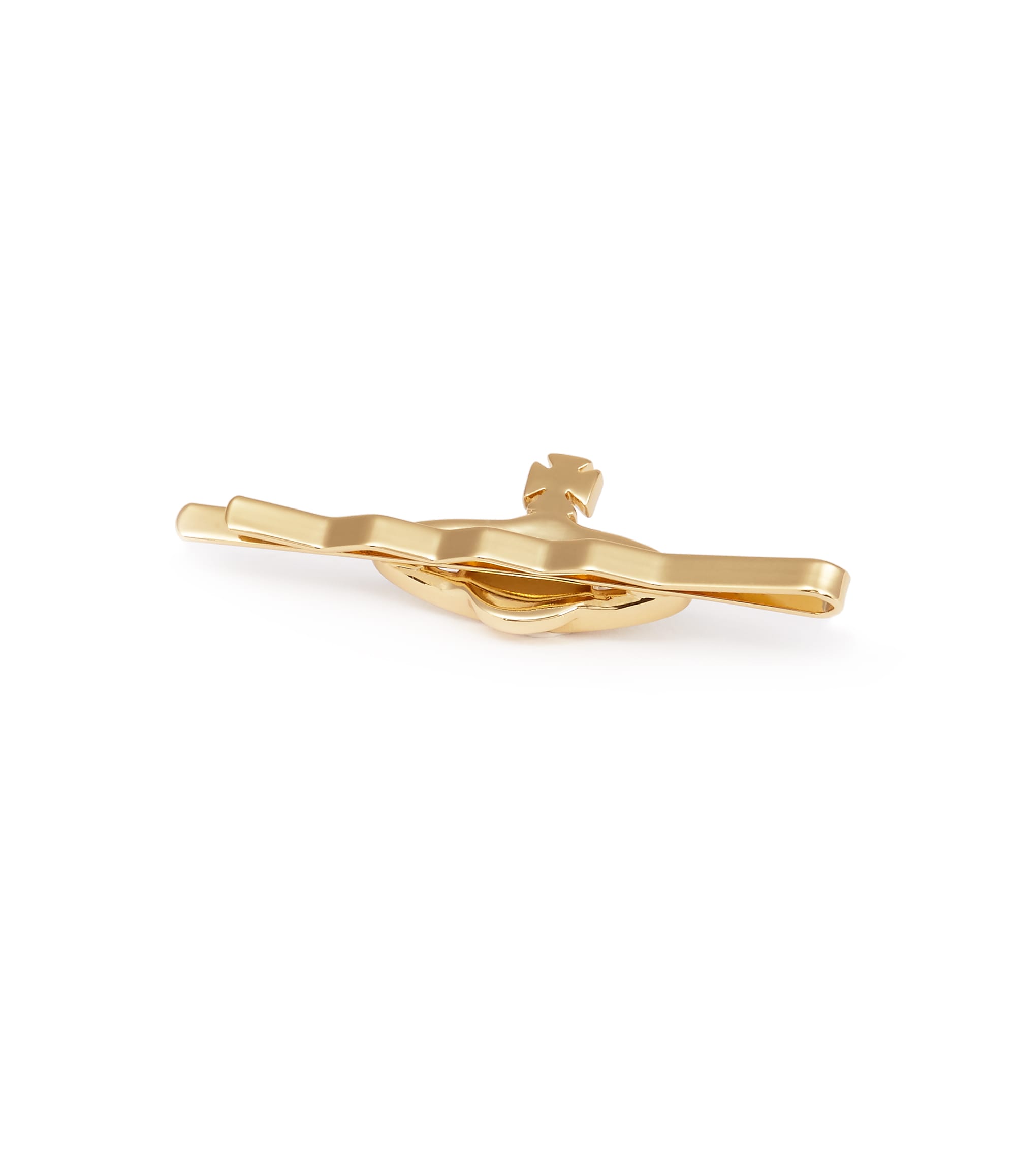 Vivienne Westwood Light Topaz Mini Bas Relief Tie Clip