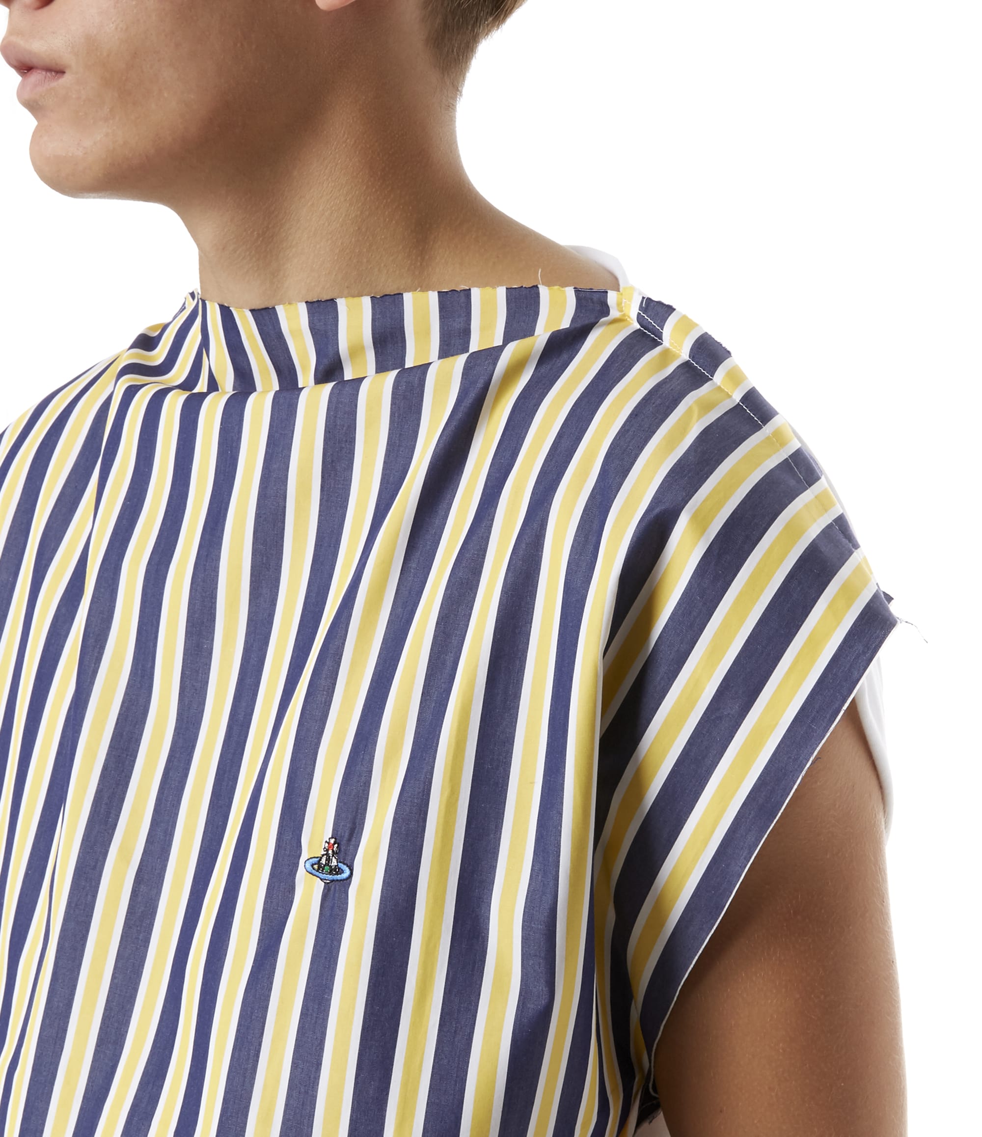 Vivienne Westwood Square T-Shirt Jermyn Stripes/White Jersey