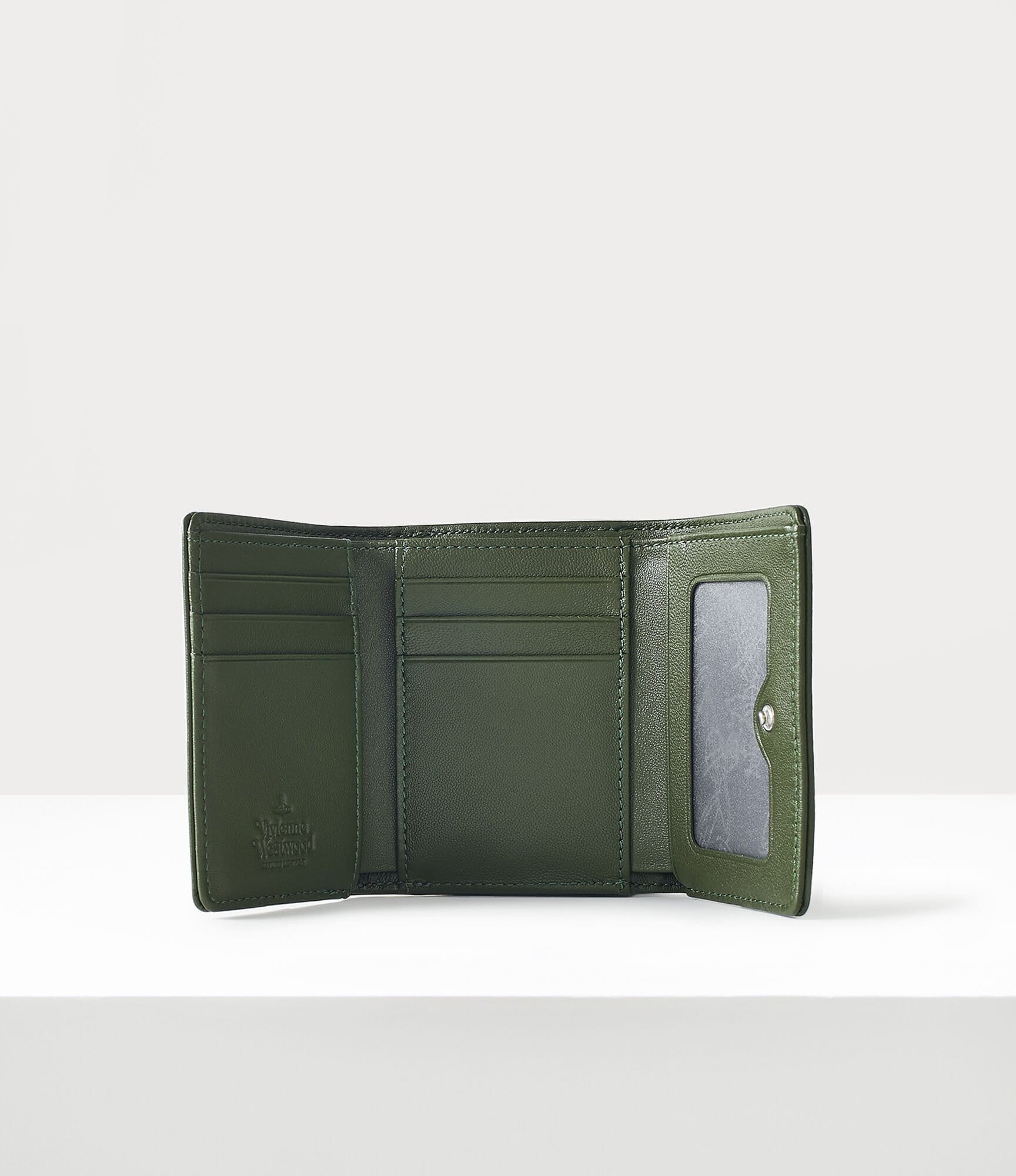 Vivienne Westwood Small Frame Wallet Green