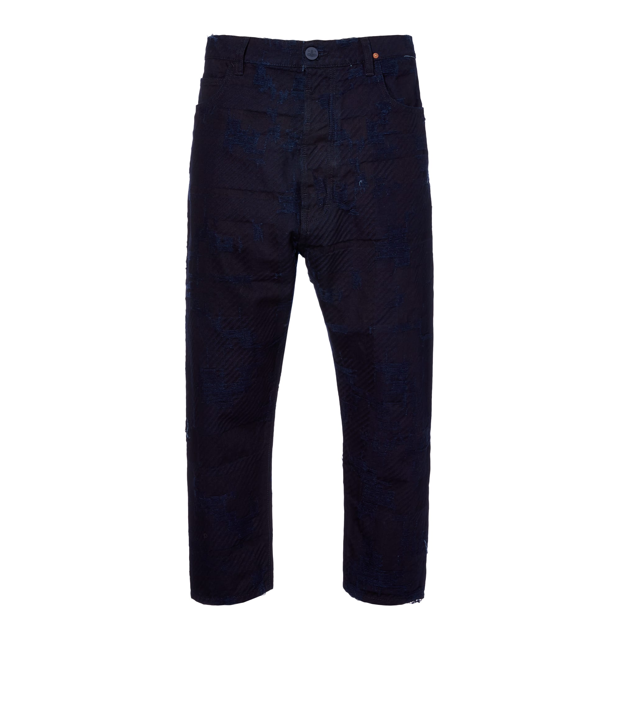 Vivienne Westwood Blue Samurai Crop Jeans