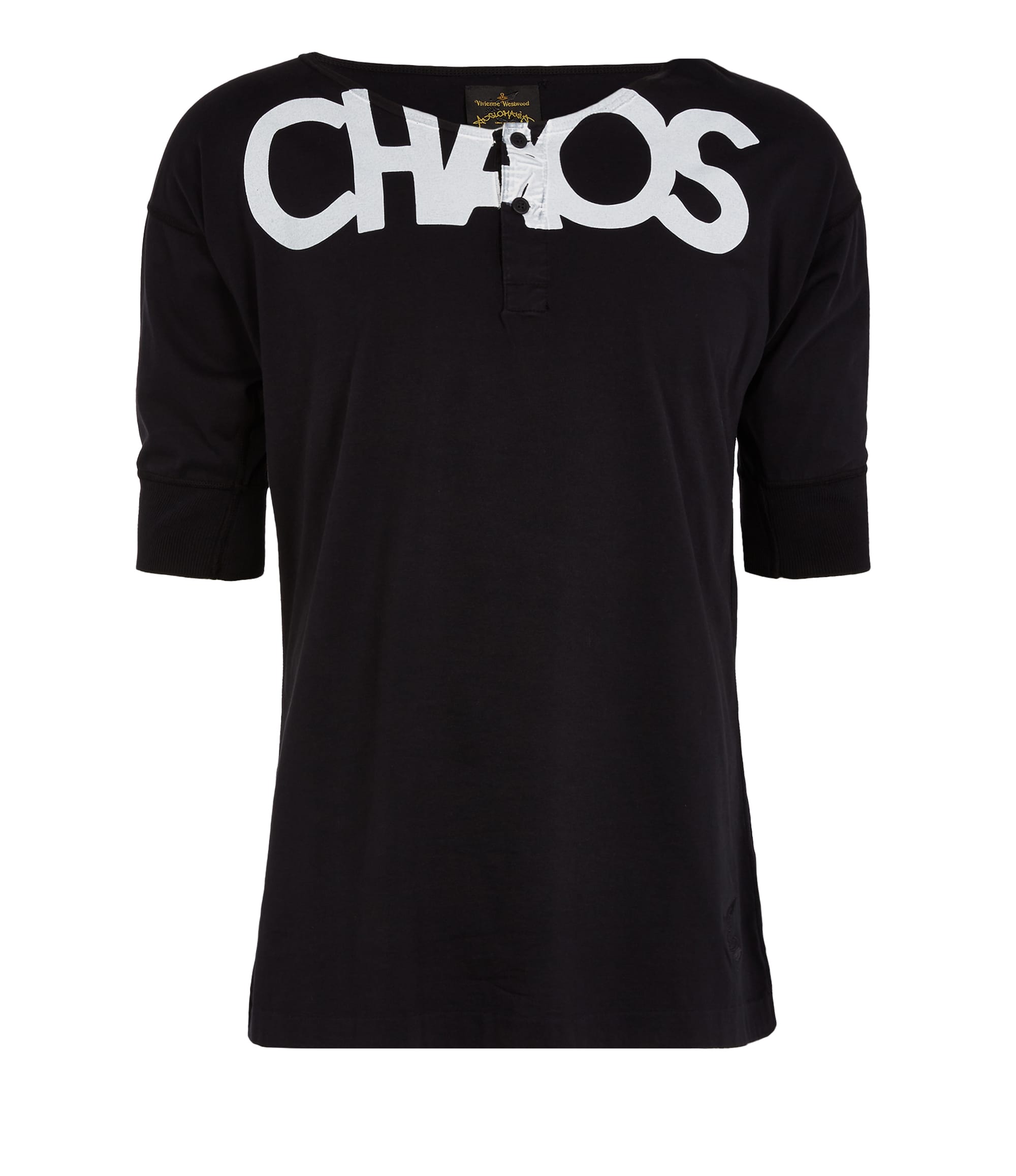 Vivienne Westwood Grandad Top Chaos Print Black