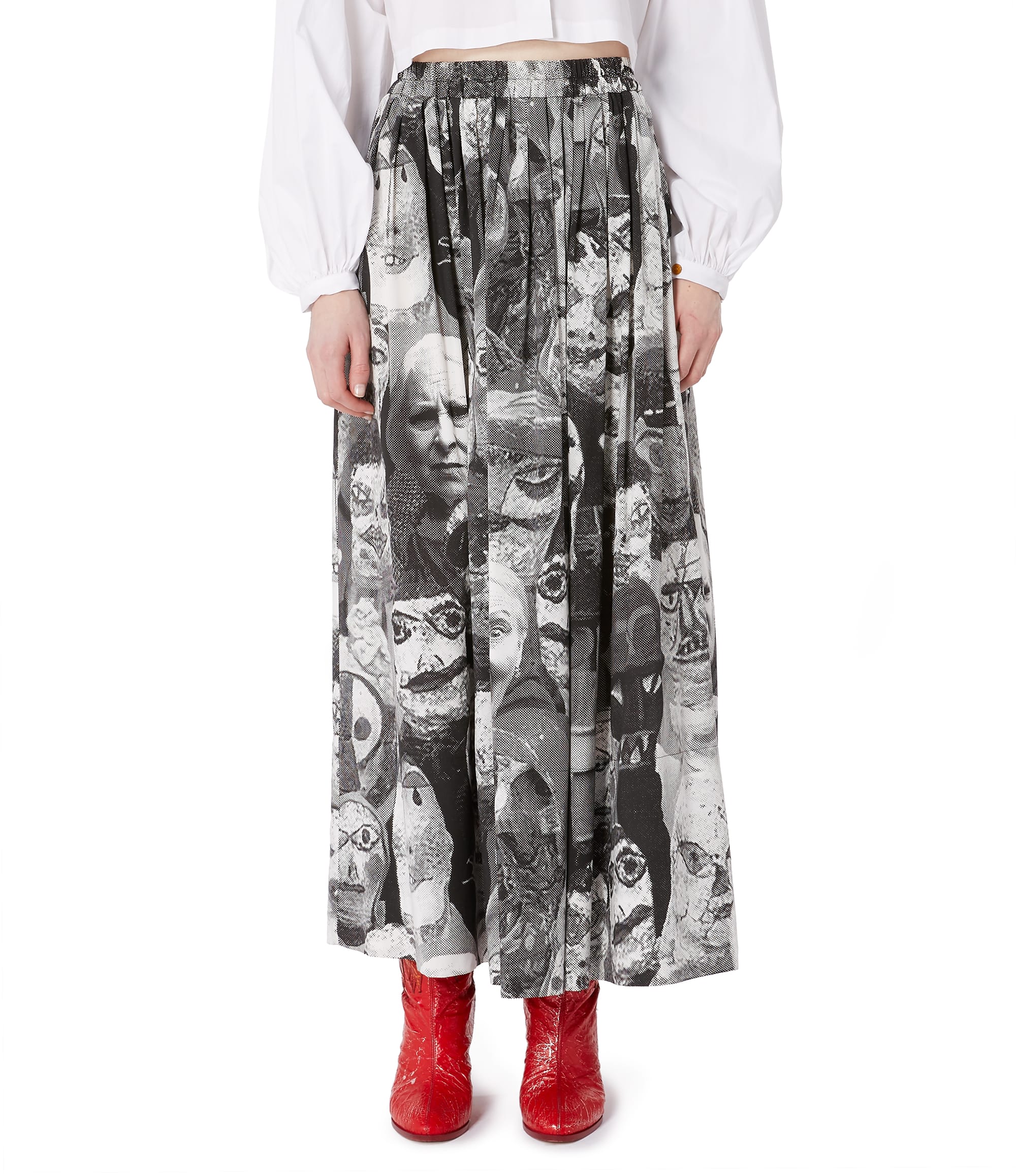 Vivienne Westwood Magda Dirndl Skirt Puppet Print