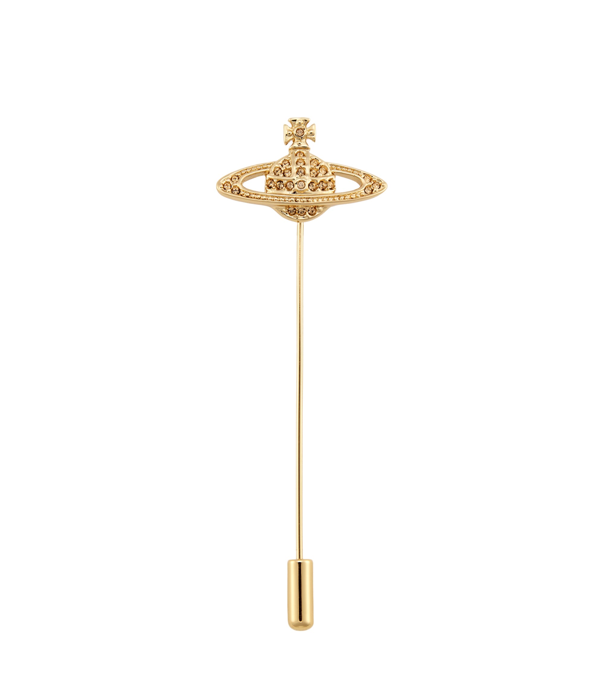 Vivienne Westwood Light Topaz Mini Bas Relief Tie Pin