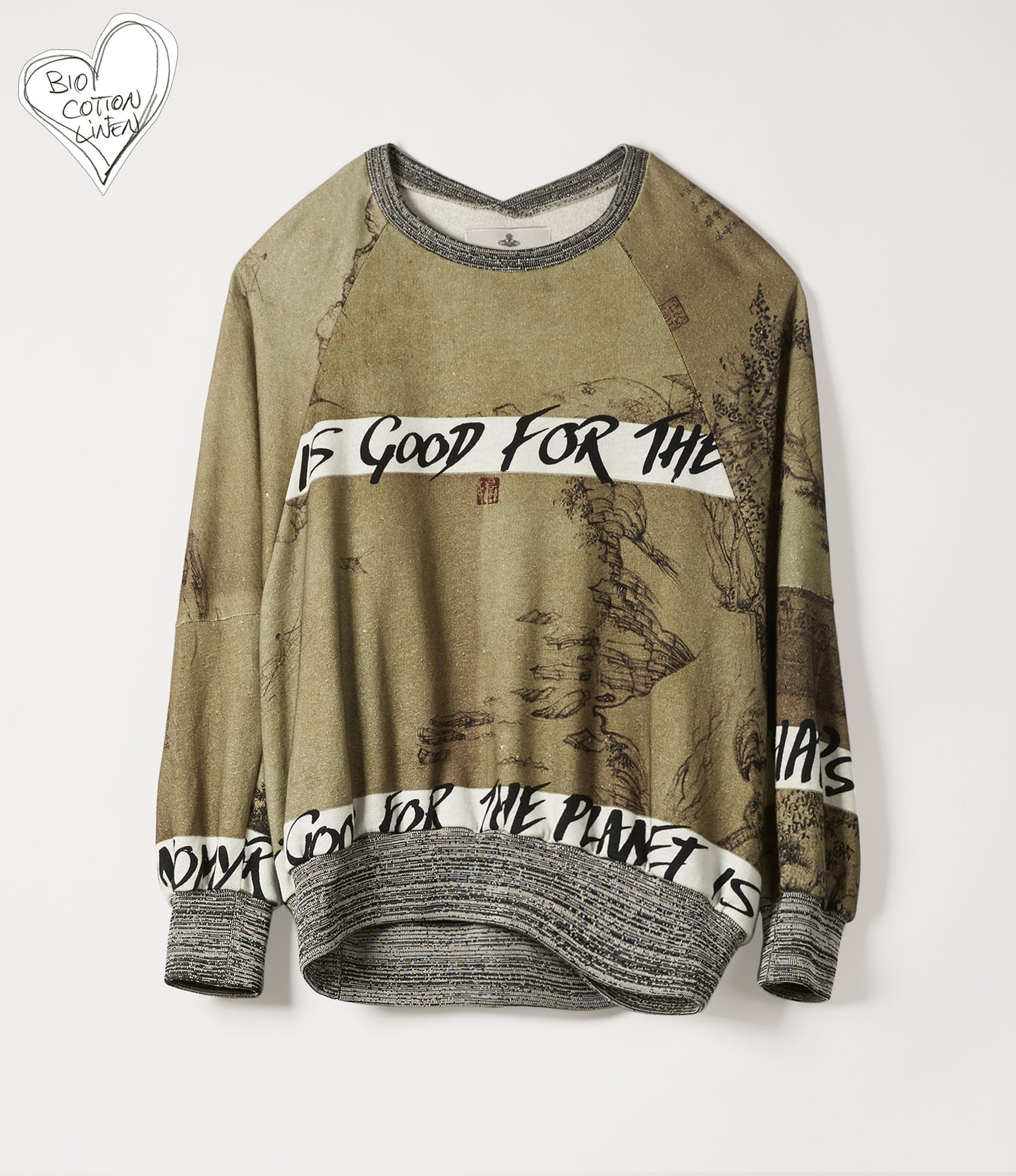 Vivienne Westwood ELA SWEATSHIRT CHINESE DRAWING PRINT