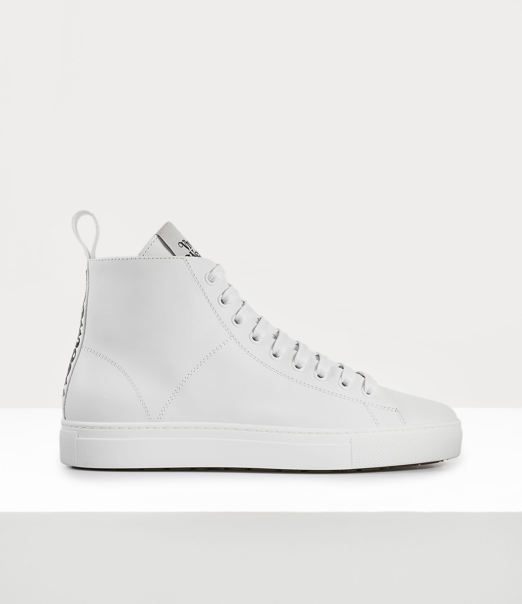 Vivienne Westwood Women's High Top Tennis Trainer White