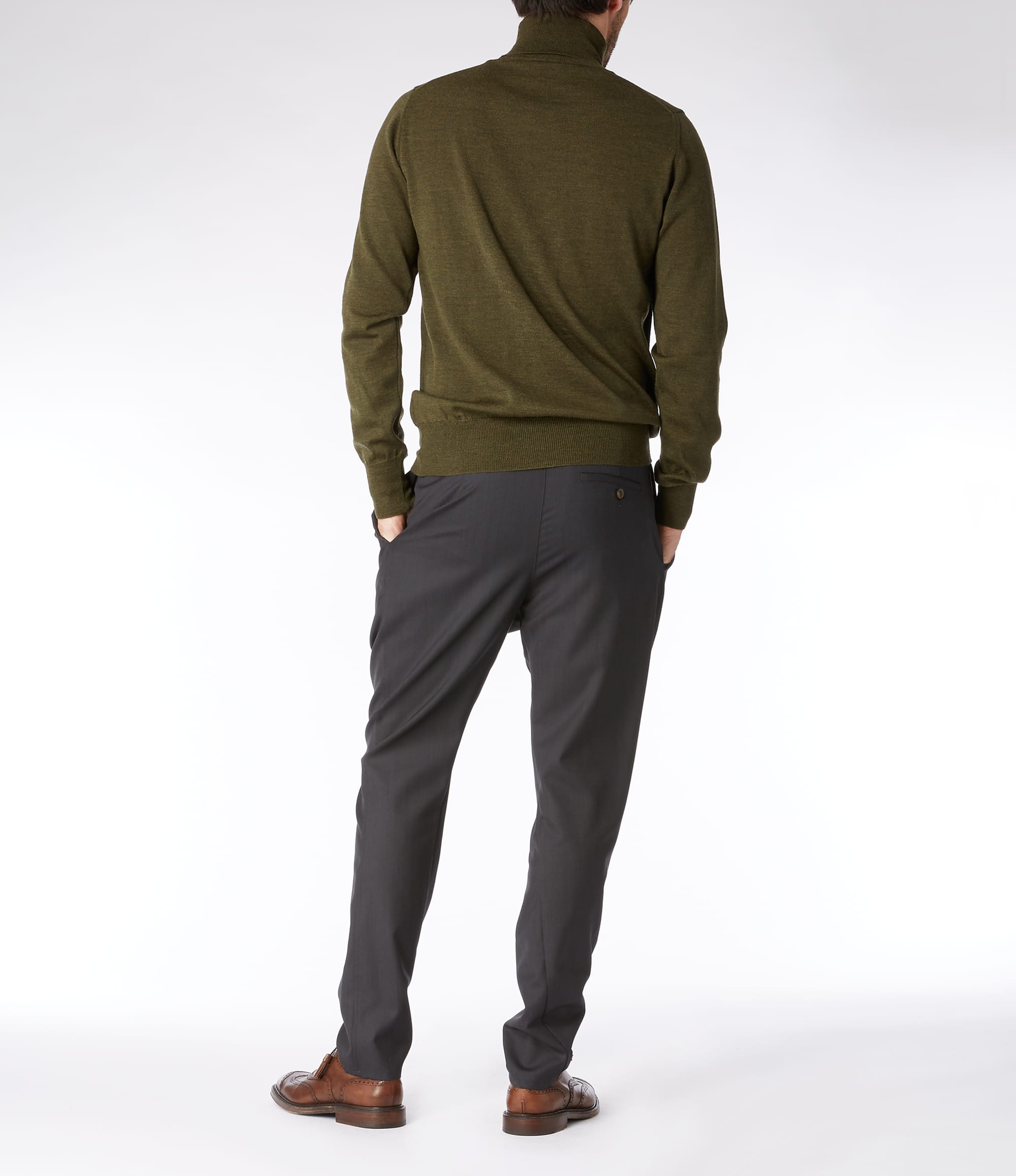 Vivienne Westwood Green Classic Roll Neck Jumper