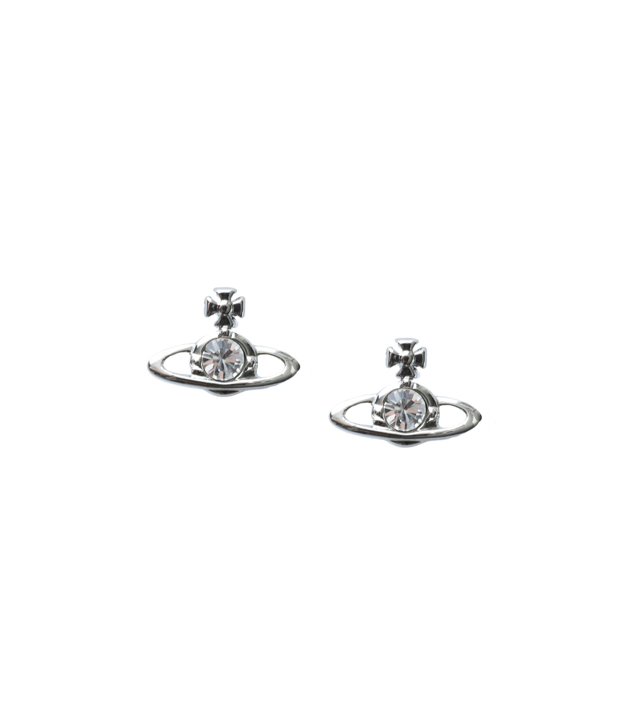 Vivienne Westwood Nano Solitaire Earrings Crystal