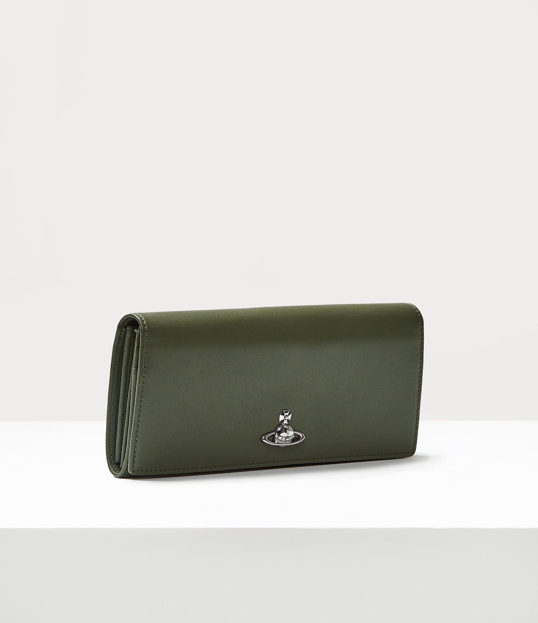 Vivienne Westwood Florence Long Card Holder Green