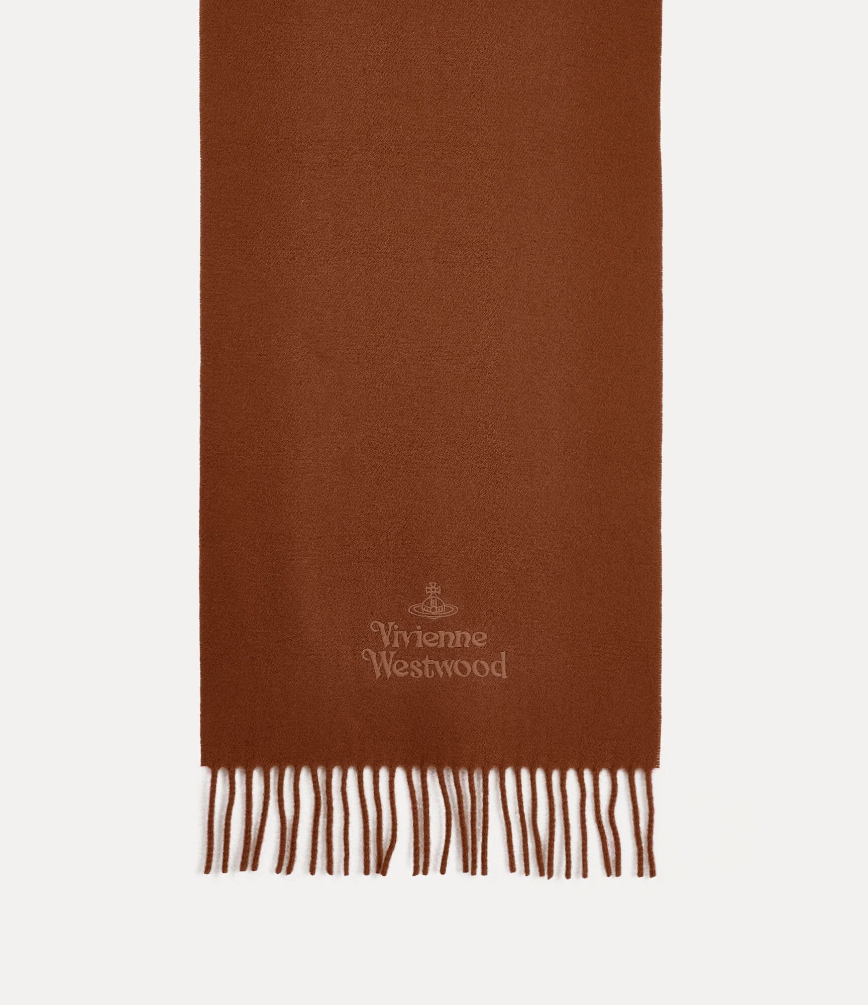 Vivienne Westwood Embroidered Lambswool Scarf