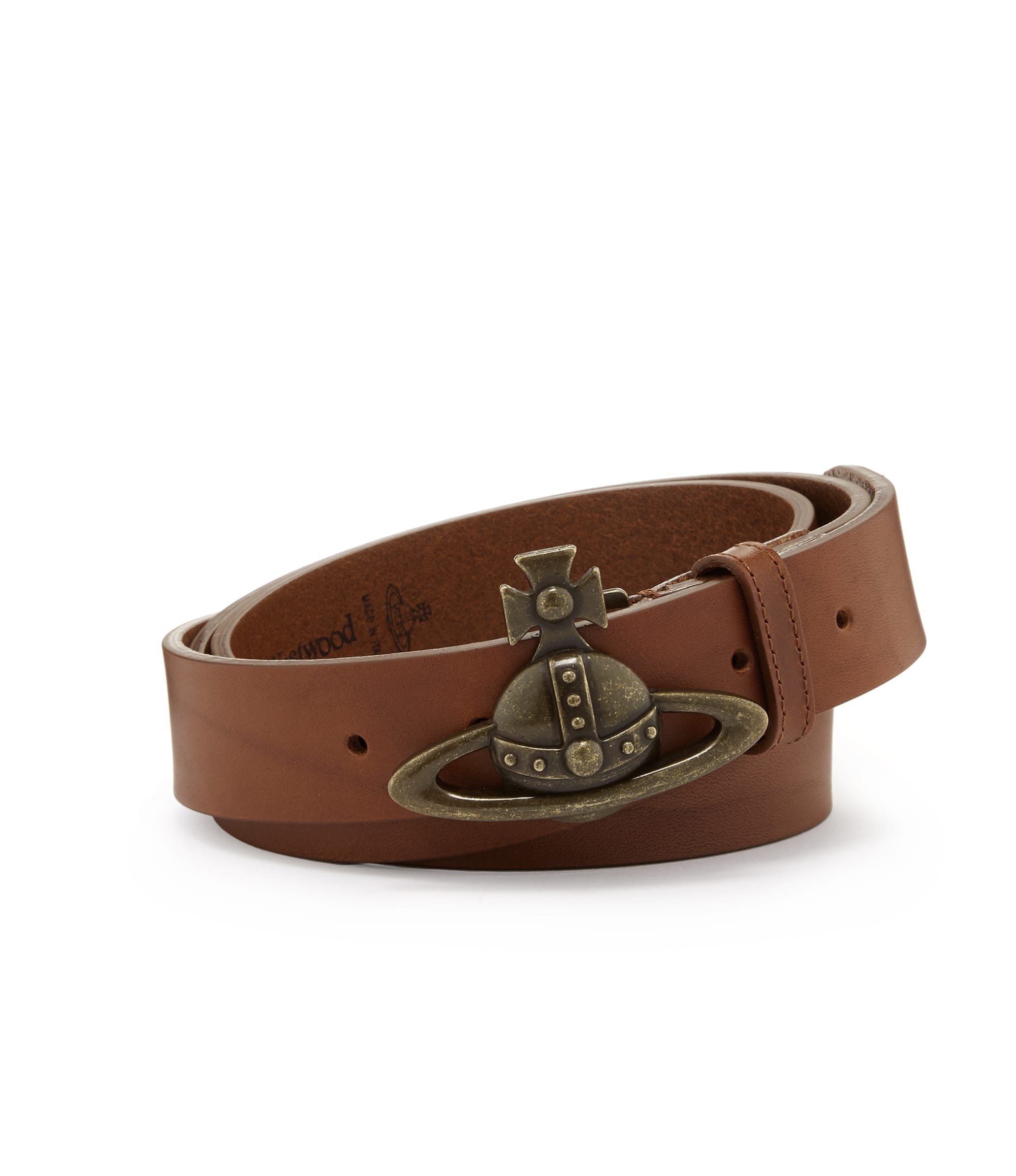 Vivienne Westwood Orb Buckle Belt 82010005 Brown