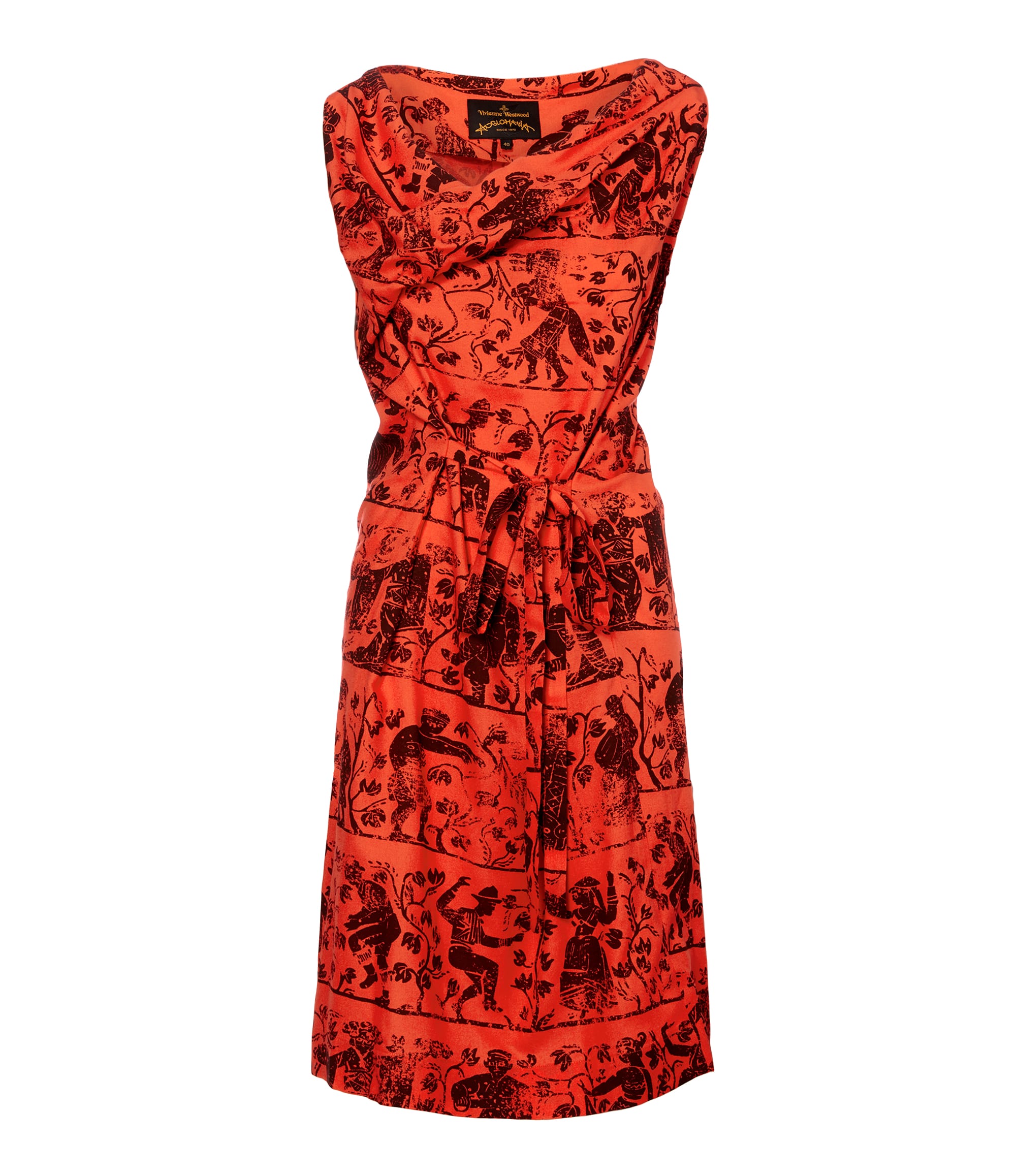 Vivienne Westwood Flame Twisted Dress