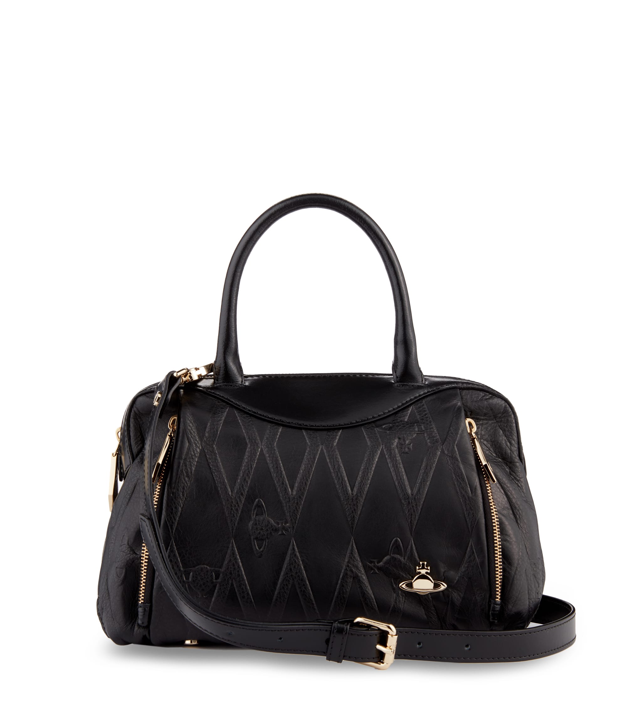 Vivienne Westwood Black Diamond Orb Bag 7115