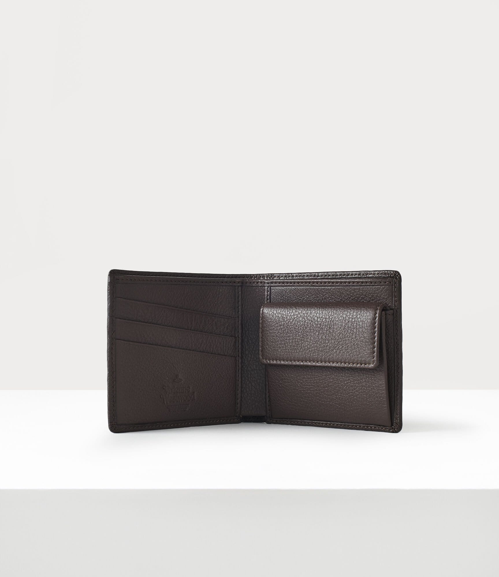 Vivienne Westwood Belfast Man Wallet With Coin Pocket Brown