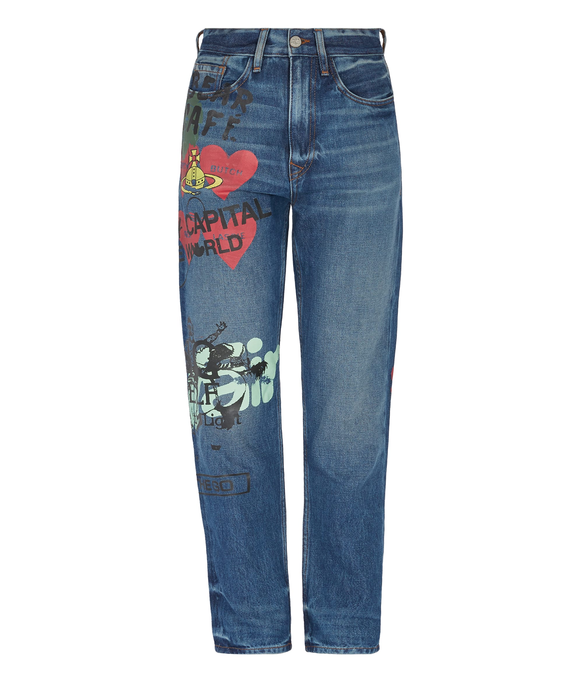 Vivienne Westwood Skytte Jeans Meaningless Blue Denim