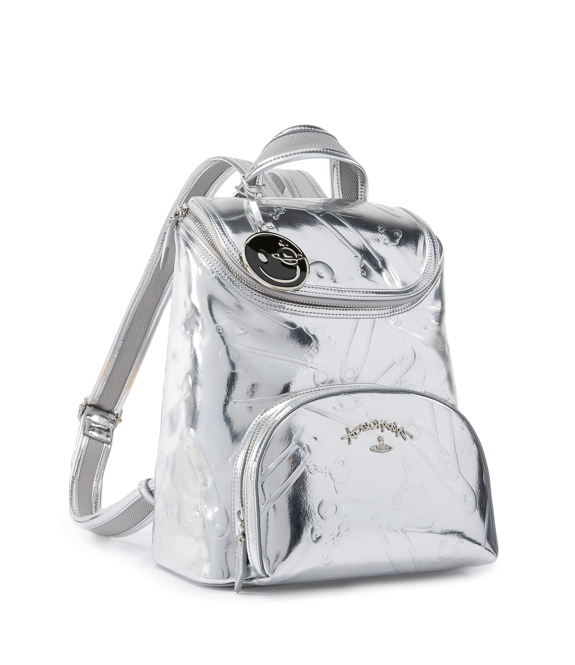 Vivienne Westwood Silver Safety Pin Rucksack 13971