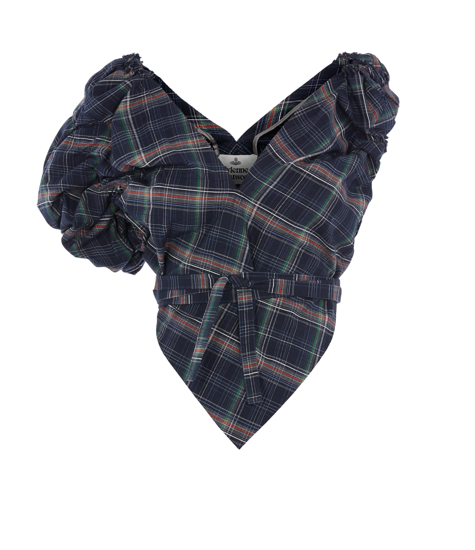 Vivienne Westwood Gabriella Blouse Navy Check