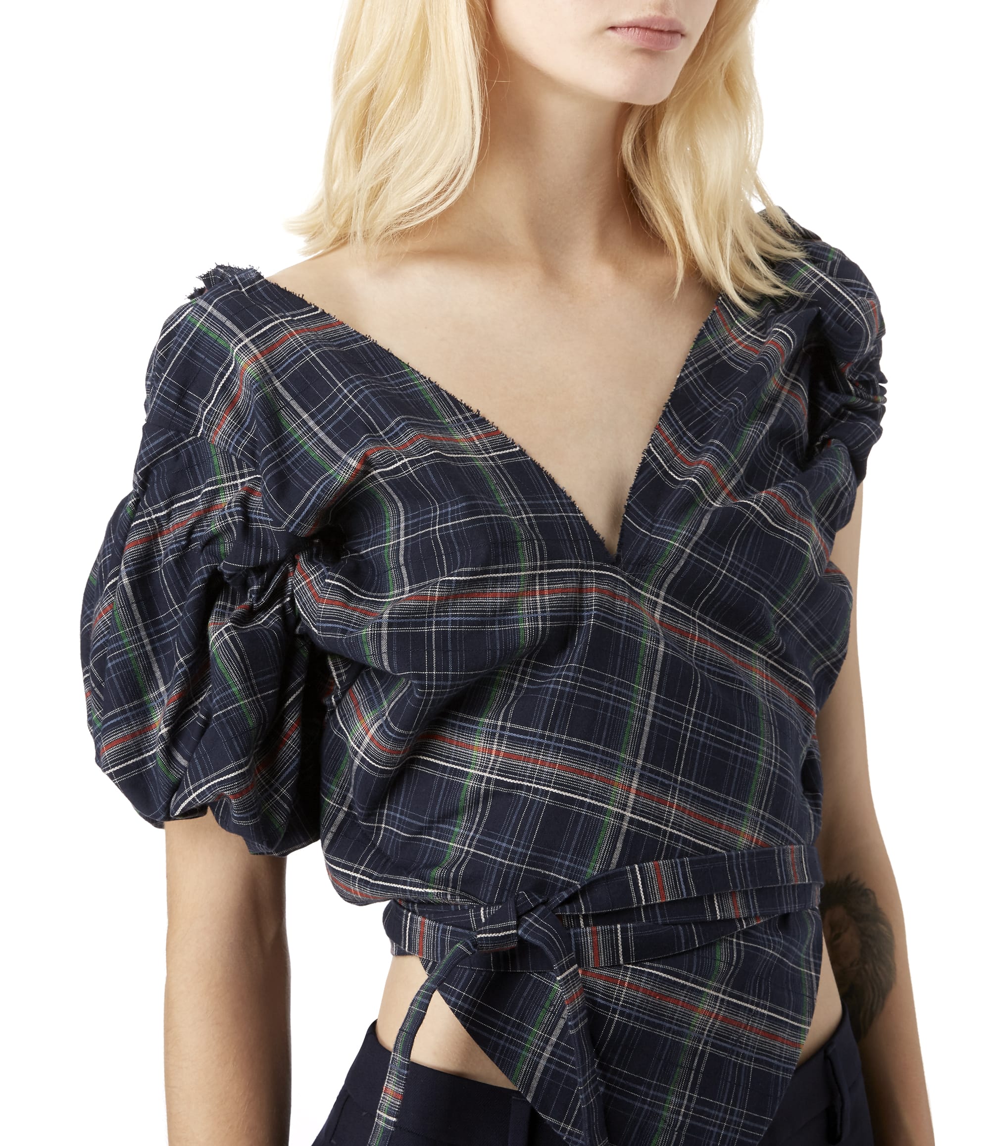 Vivienne Westwood Gabriella Blouse Navy Check