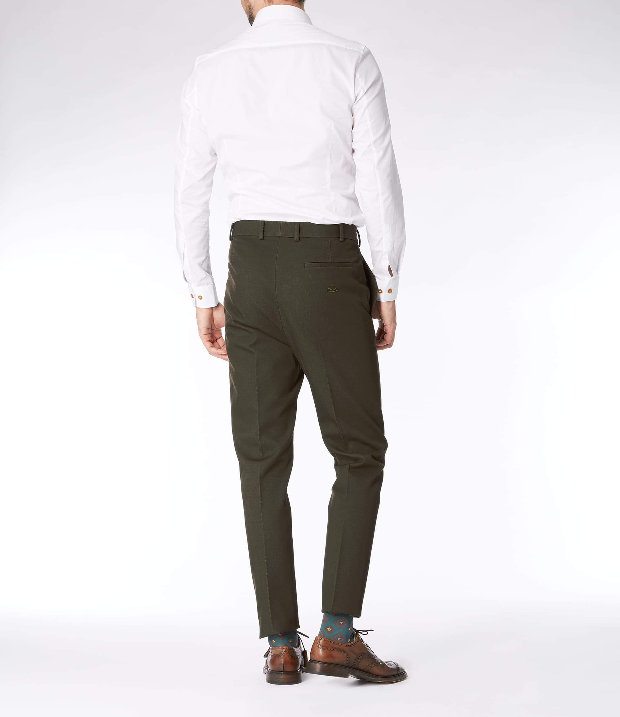 Vivienne Westwood Green Classic James Bond Trousers