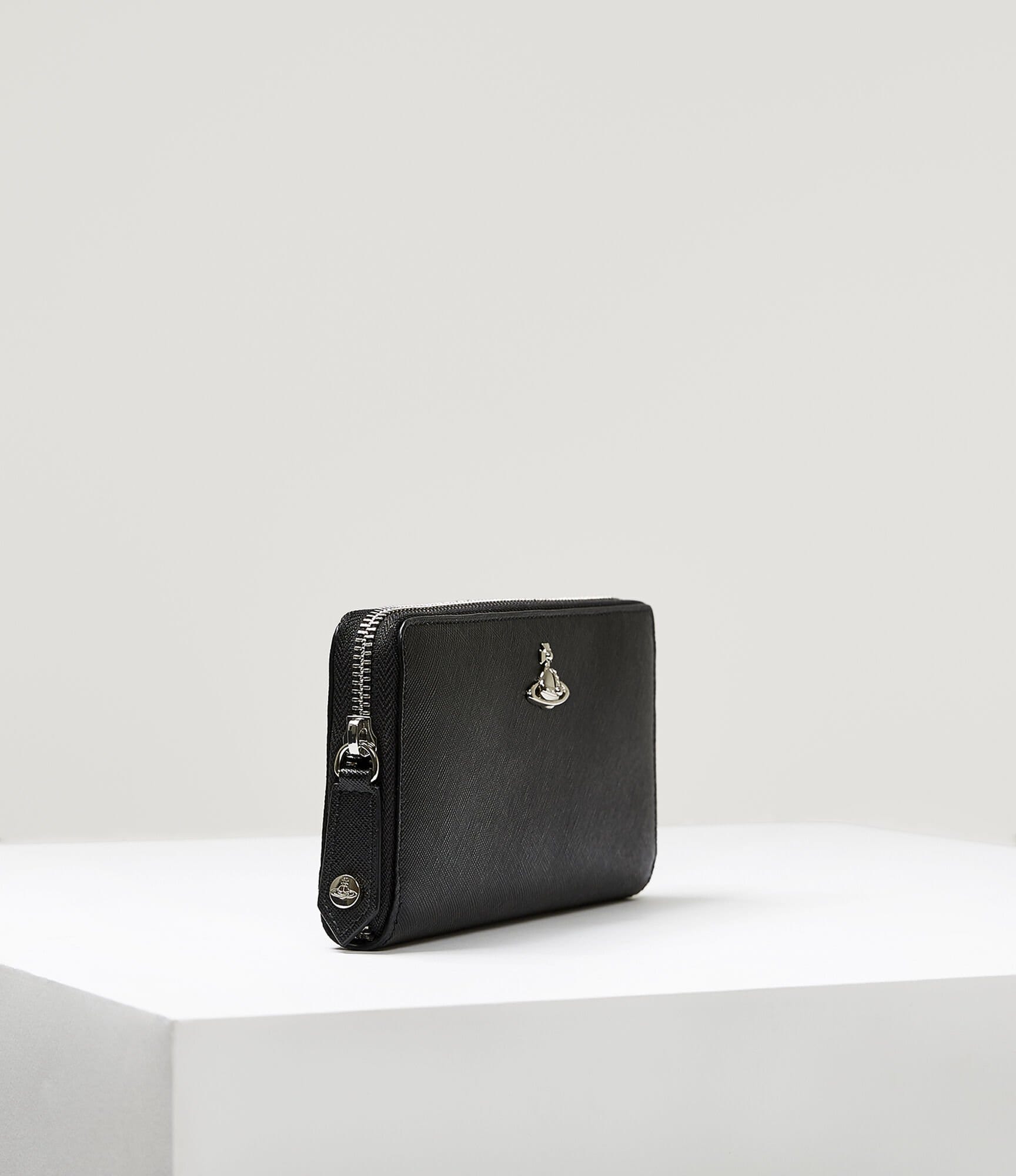 Vivienne Westwood Pimlico Zip Round Wallet Black