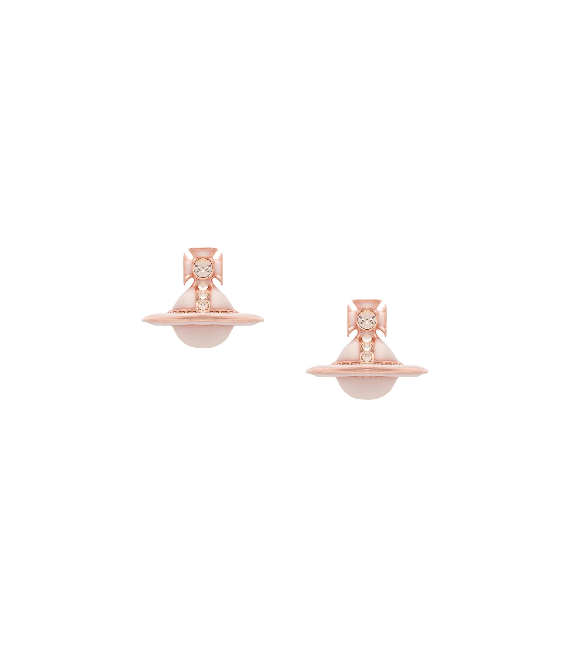 Vivienne Westwood Light Pink Iona Stud Earrings