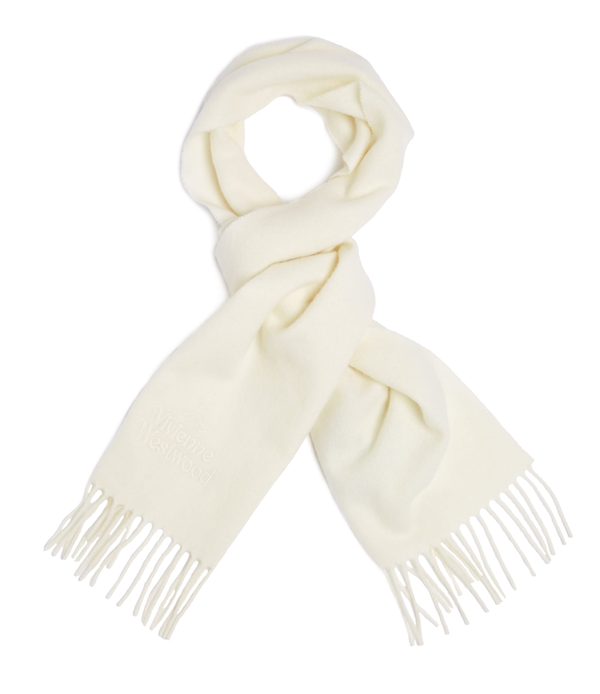 Vivienne Westwood Off White Classic Scarf