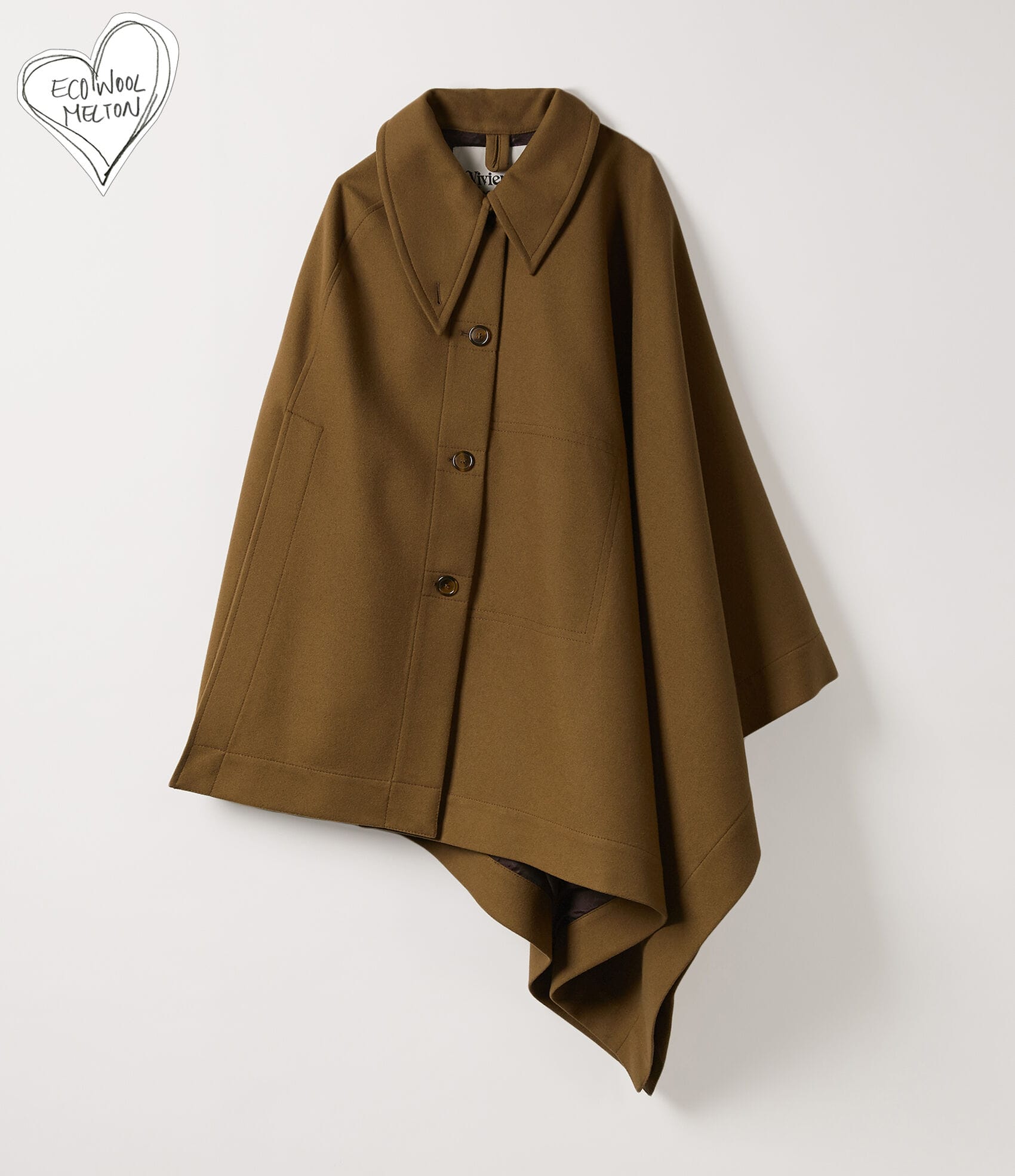 Vivienne Westwood TENT CAPE CAMEL