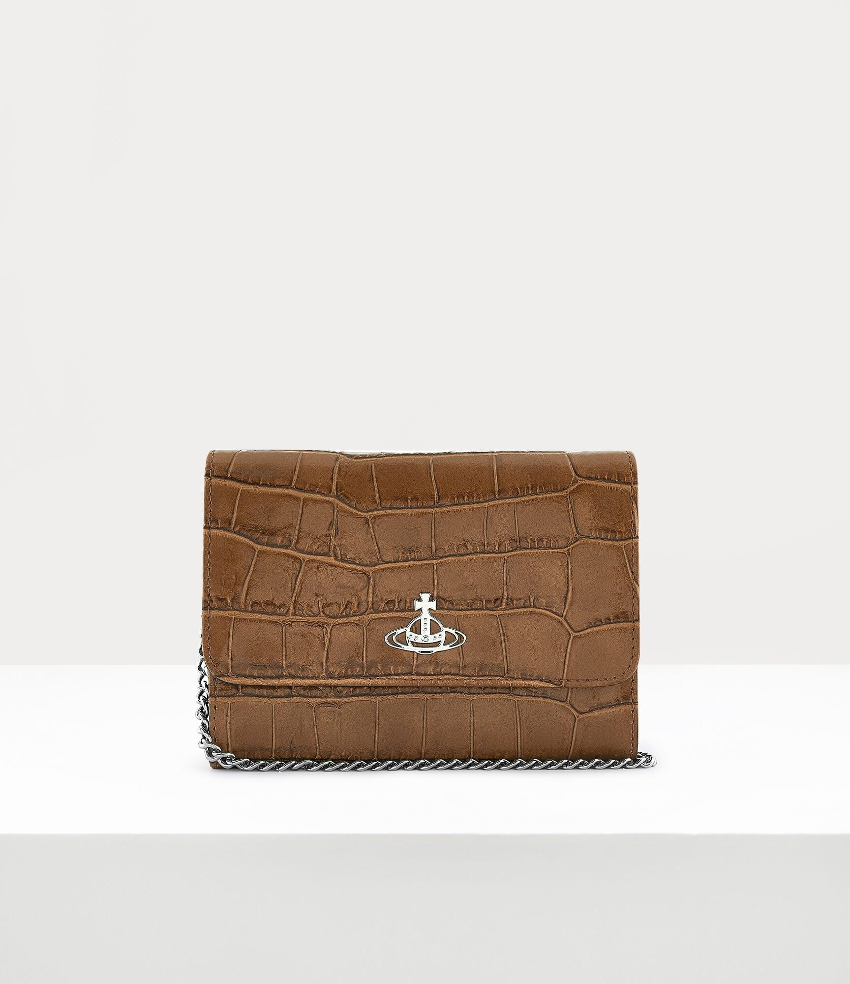 Vivienne Westwood Crocodile Crossbody Wallet