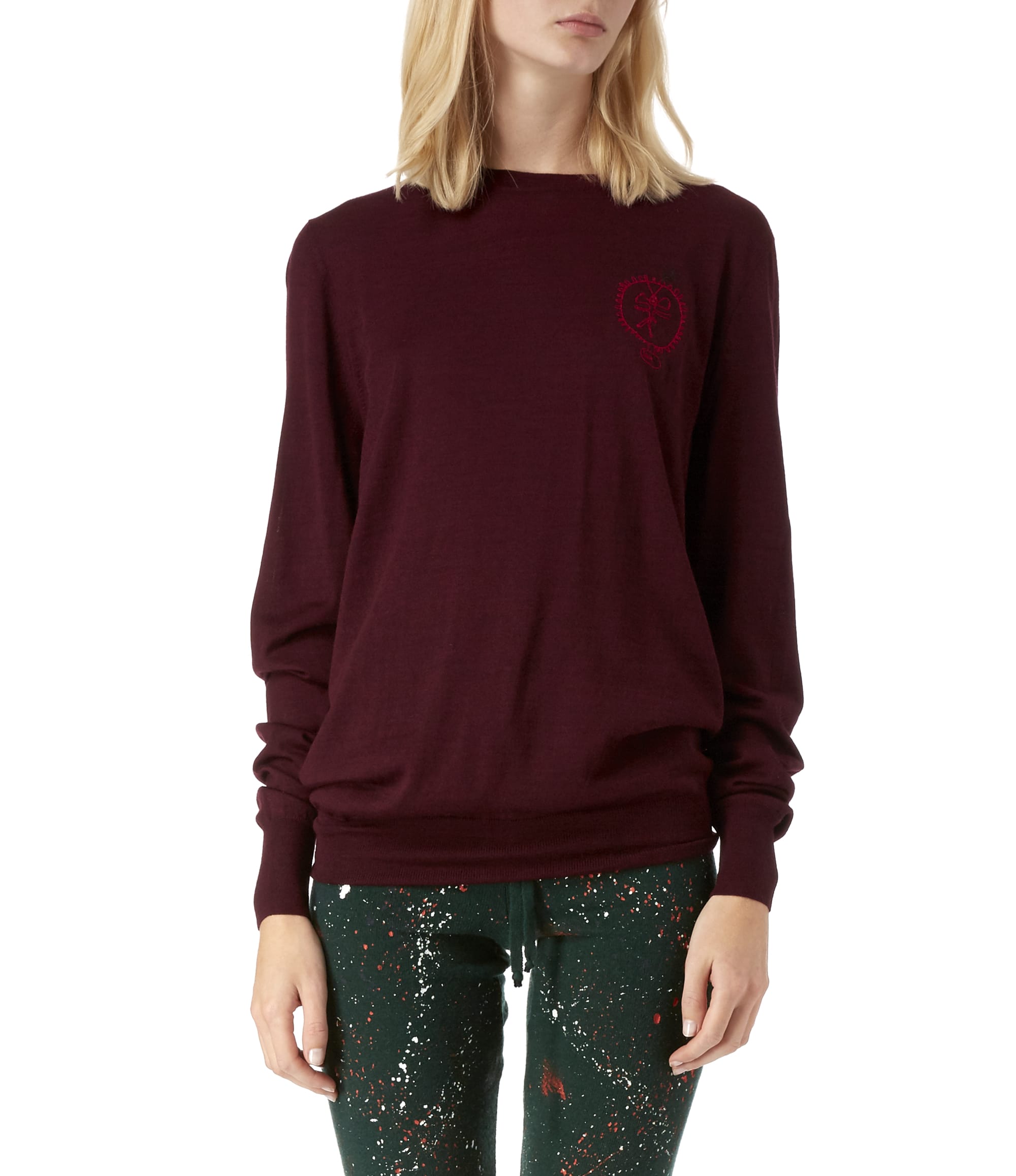 Vivienne Westwood Shiva Jumper Bordeaux