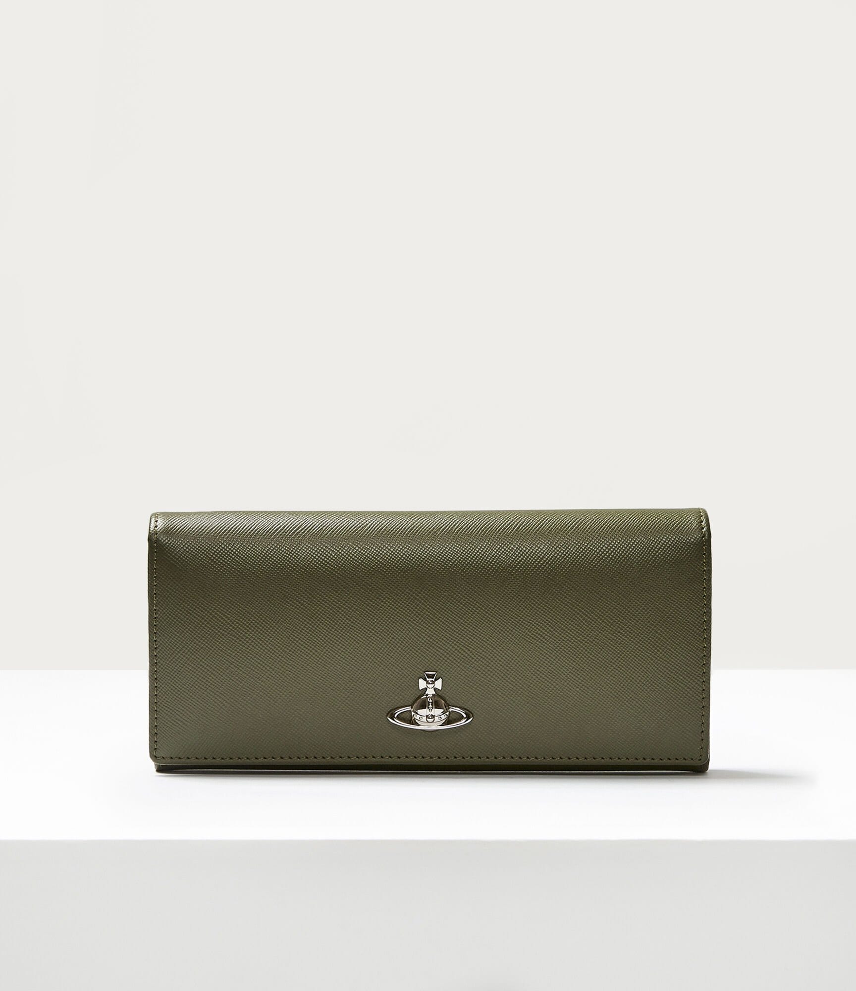 Vivienne Westwood Pimlico Long Card Holder Green