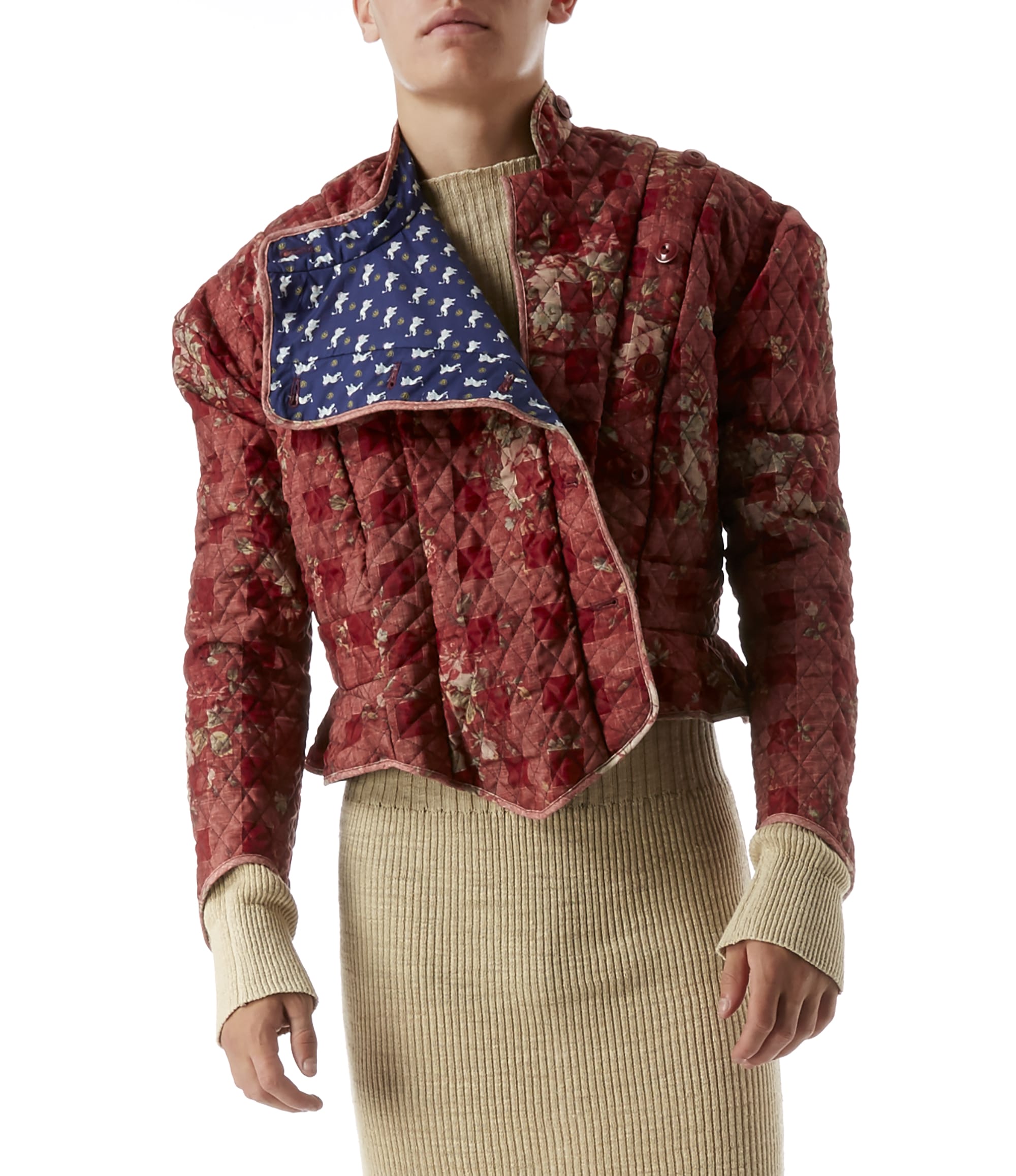 Vivienne Westwood W. W. Fencing Jacket Red Old Roses