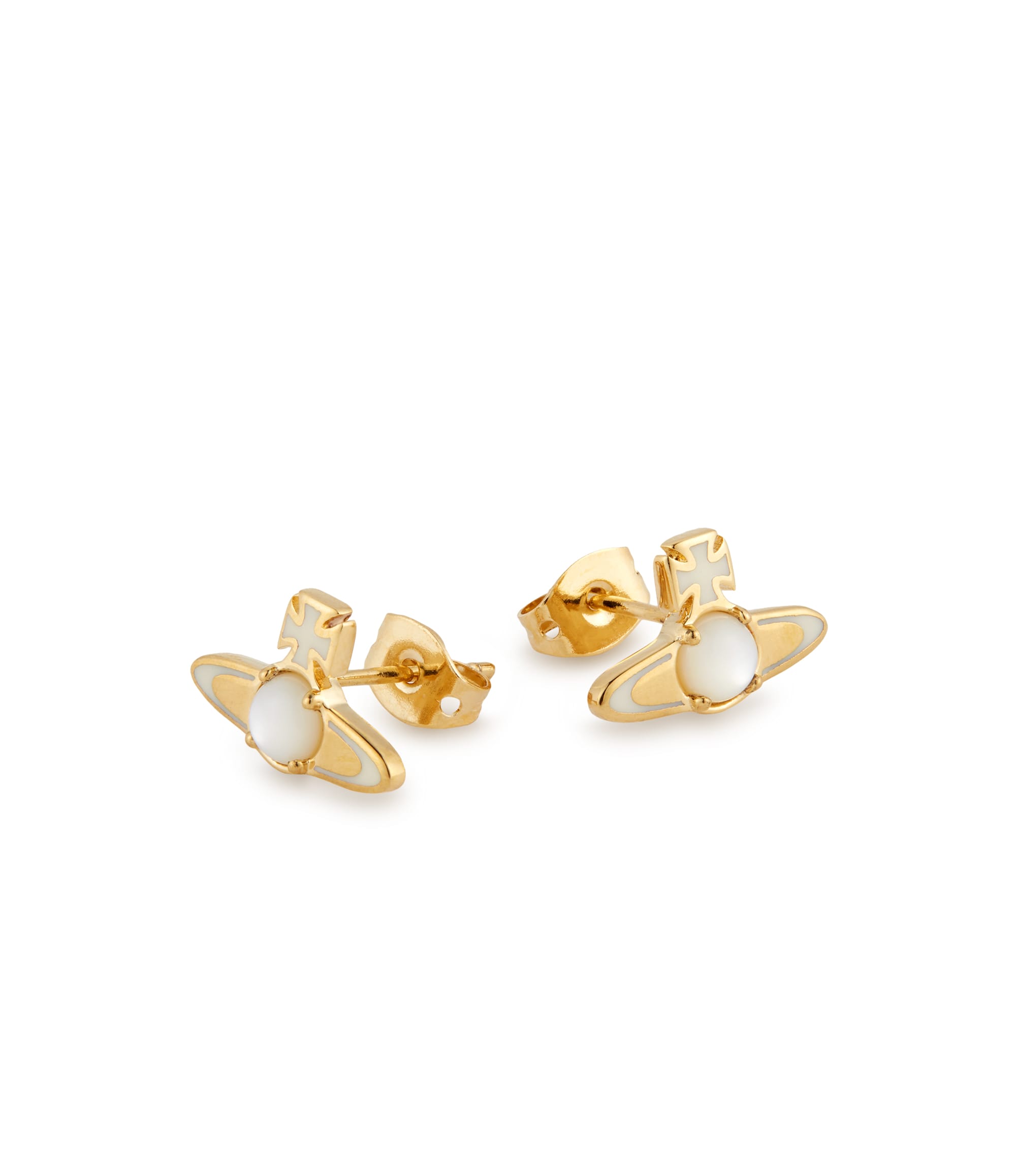 Vivienne Westwood Yellow Gold Betsy Earrings