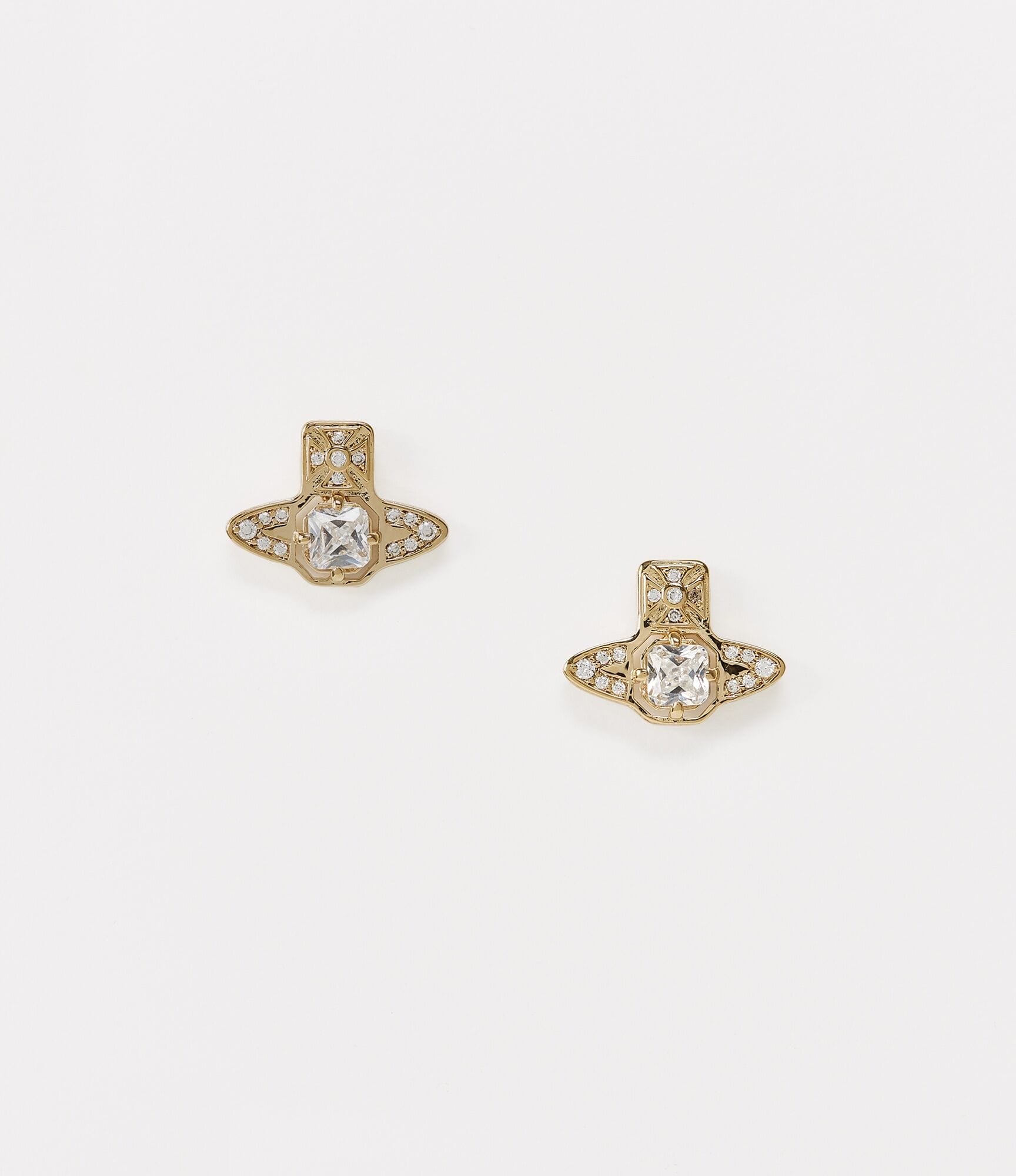 Vivienne Westwood Devonshire Earrings Gold Tone