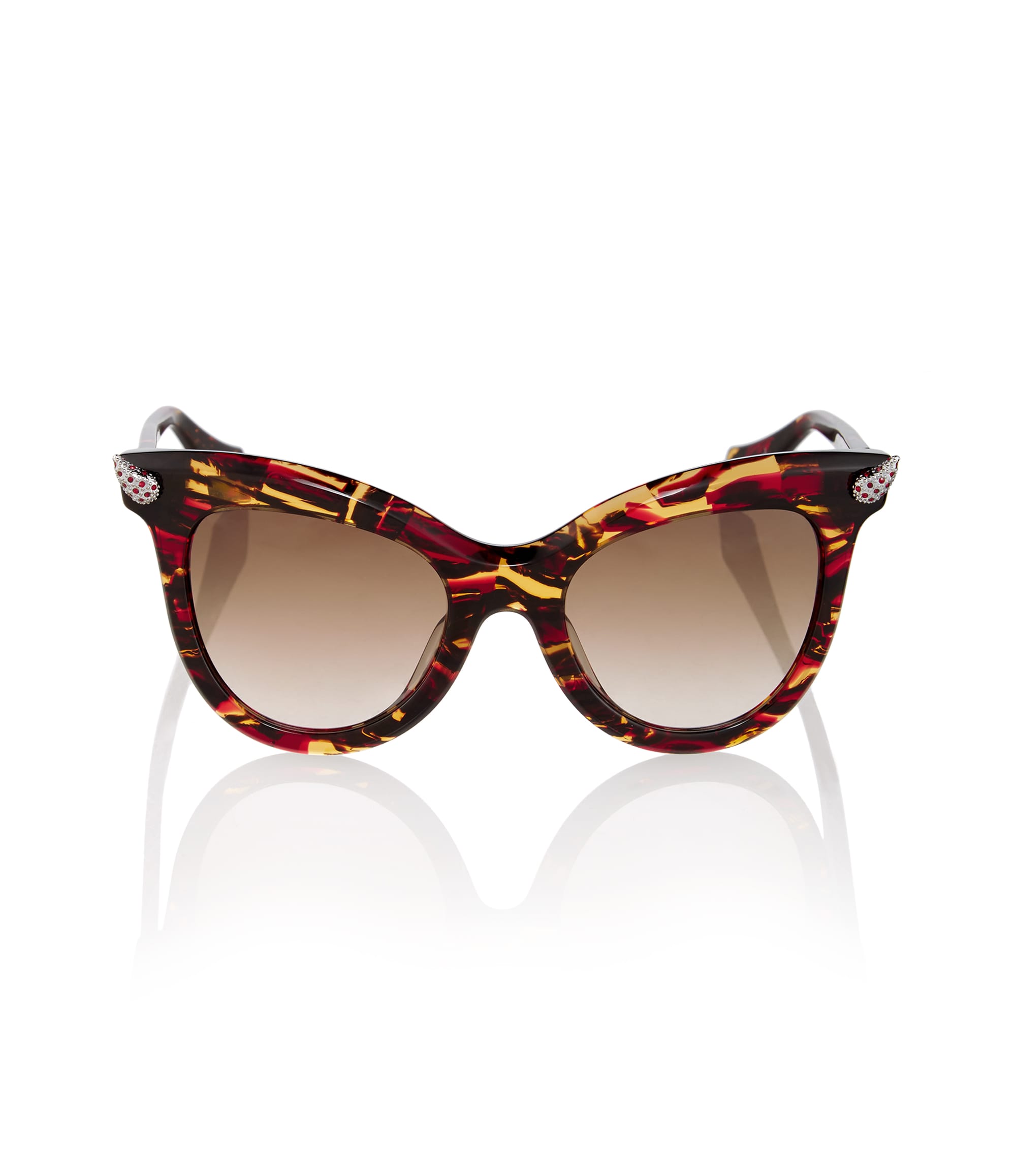 Vivienne Westwood Diamante Horn Sunglasses VW871S-03