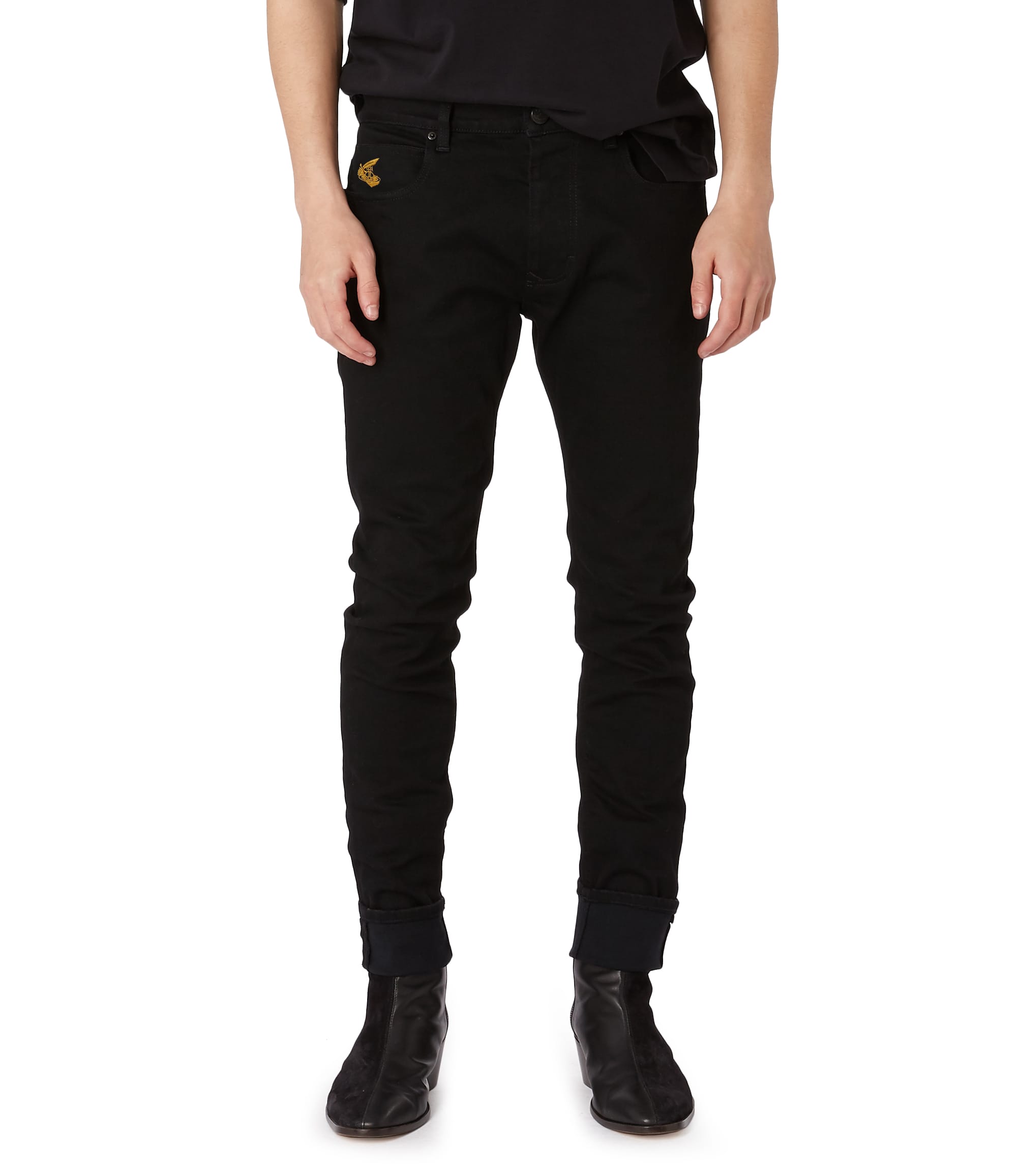 Vivienne Westwood Skinny Jeans Black Denim