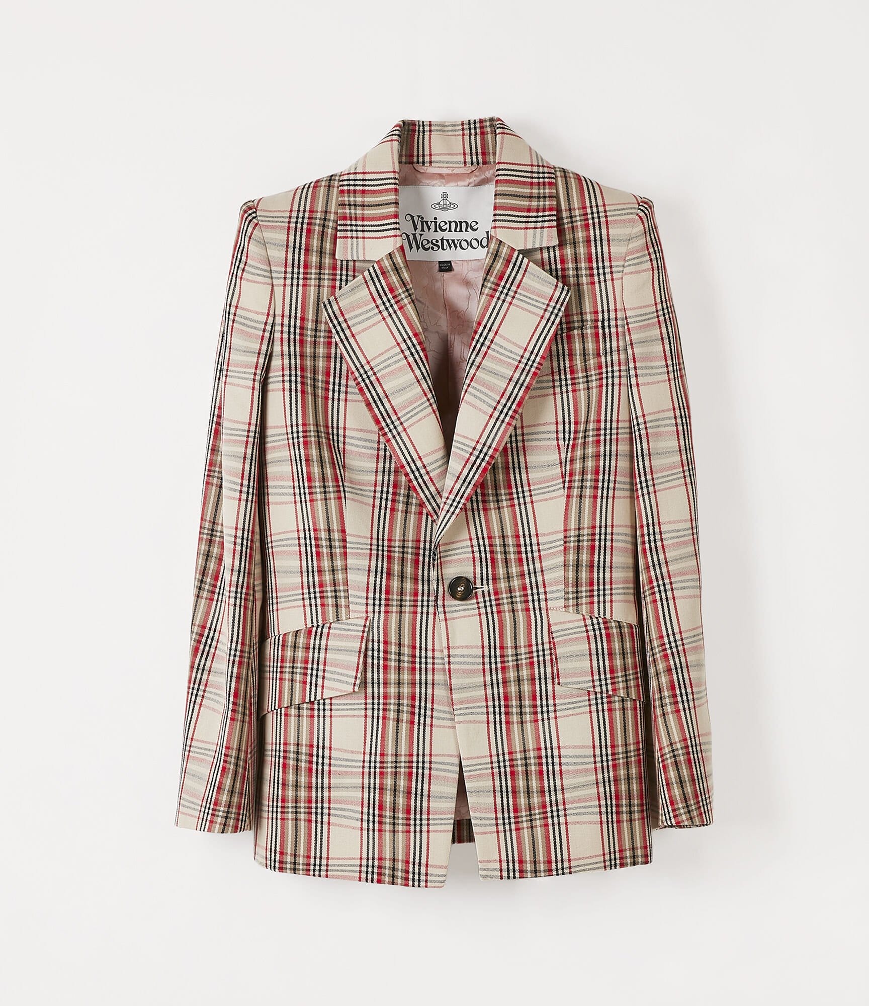 Vivienne Westwood LOU LOU JACKET BEIGE TARTAN