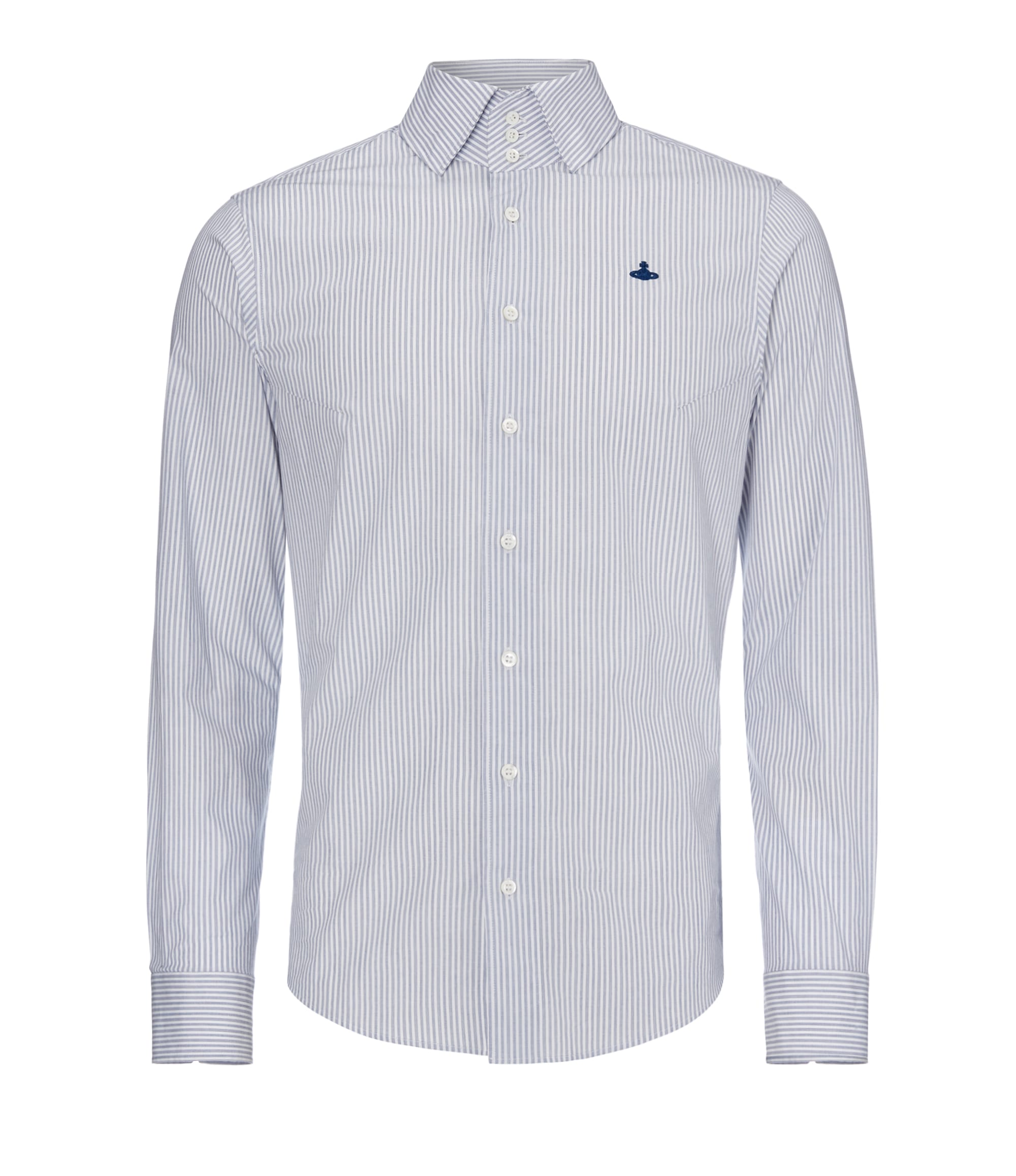 Vivienne Westwood Blue/White Stripe Krall Stretch Shirt