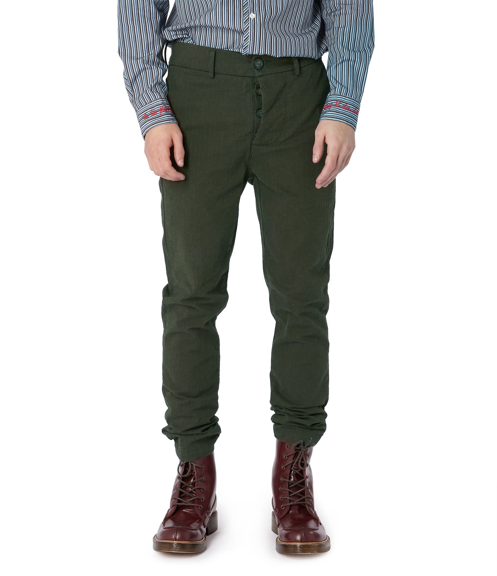 Vivienne Westwood Tudor Chinos Green