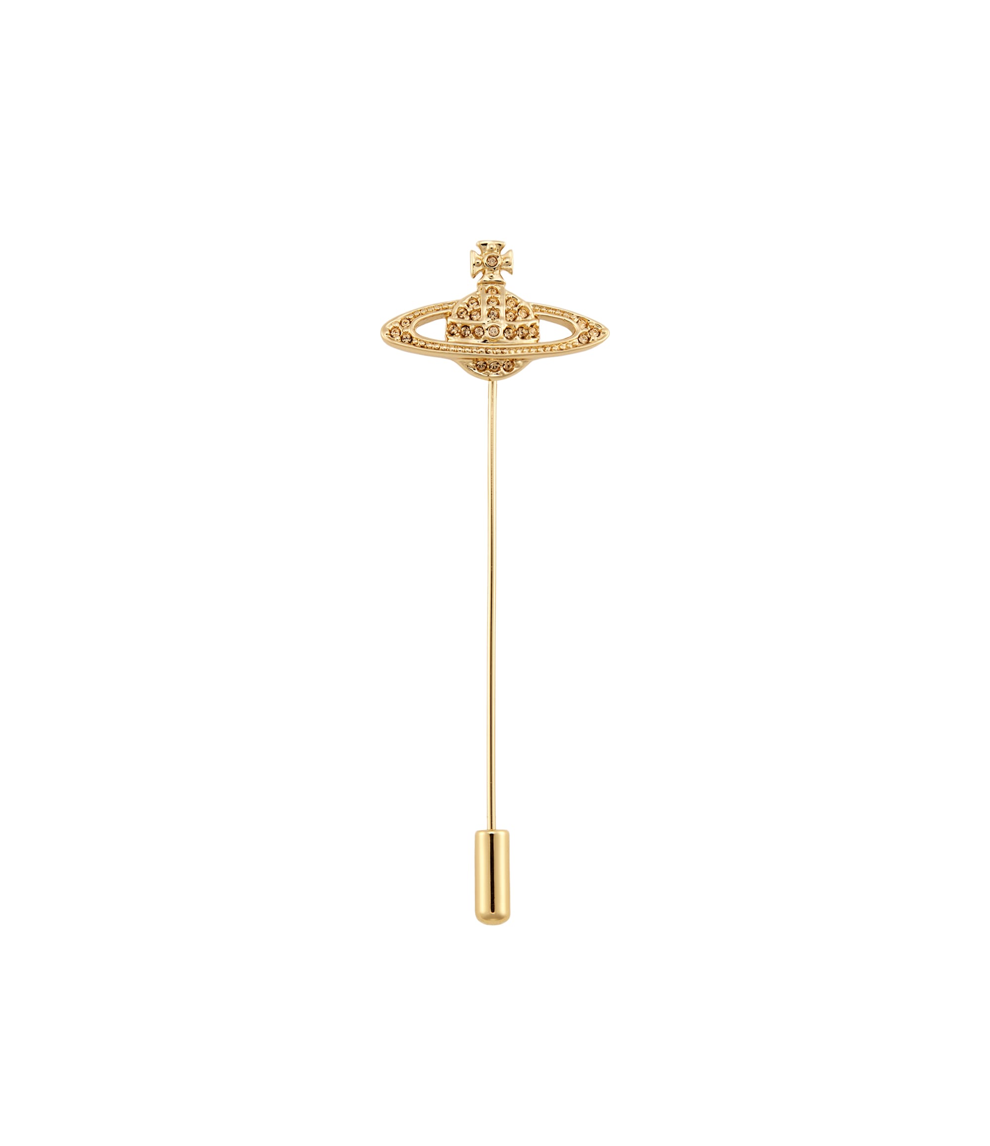 Vivienne Westwood Light Topaz Mini Bas Relief Tie Pin