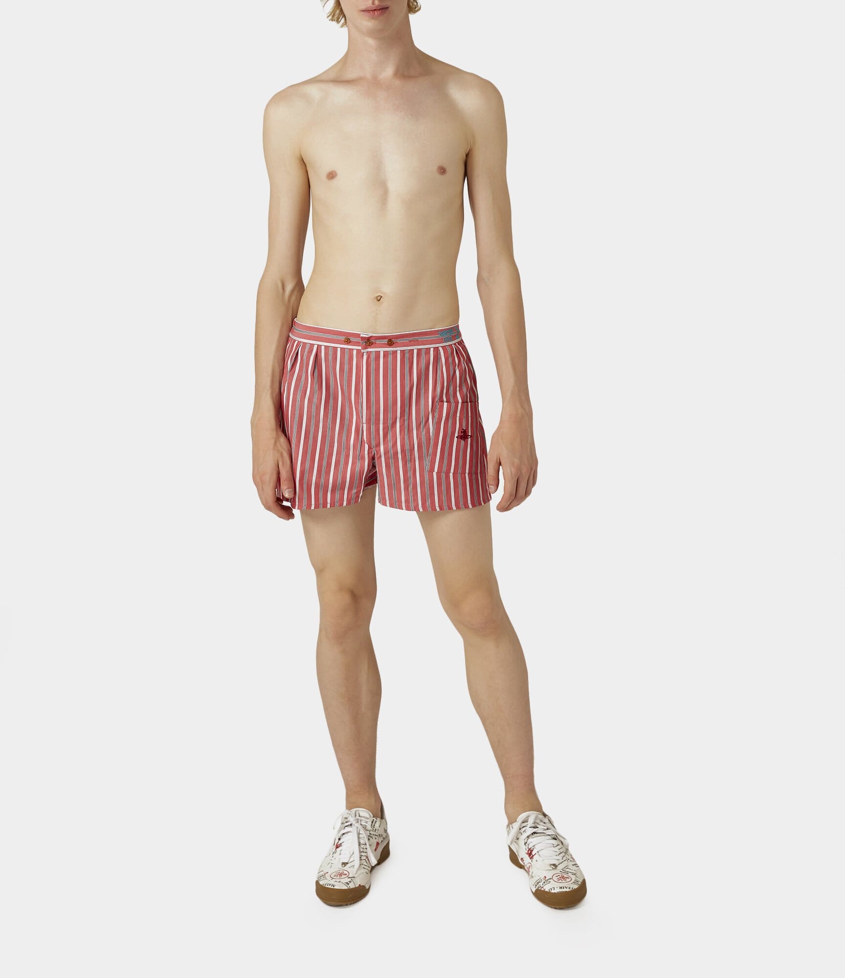 Vivienne Westwood We Boxer Shorts Red/Blue Stripes