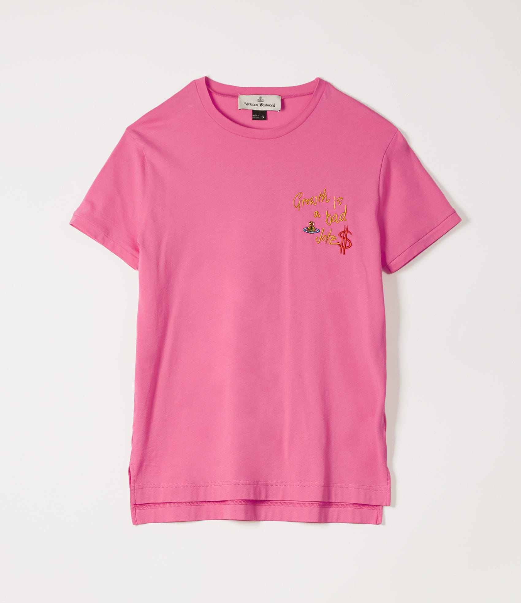 Vivienne Westwood GROWTH IS A BAD JOKE PERU T-SHIRT PINK