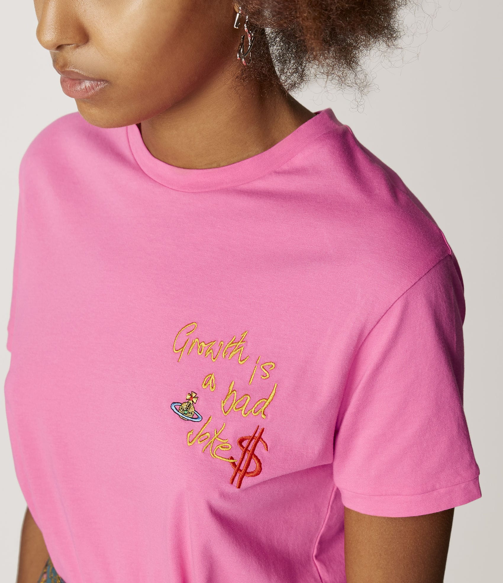 Vivienne Westwood GROWTH IS A BAD JOKE PERU T-SHIRT PINK