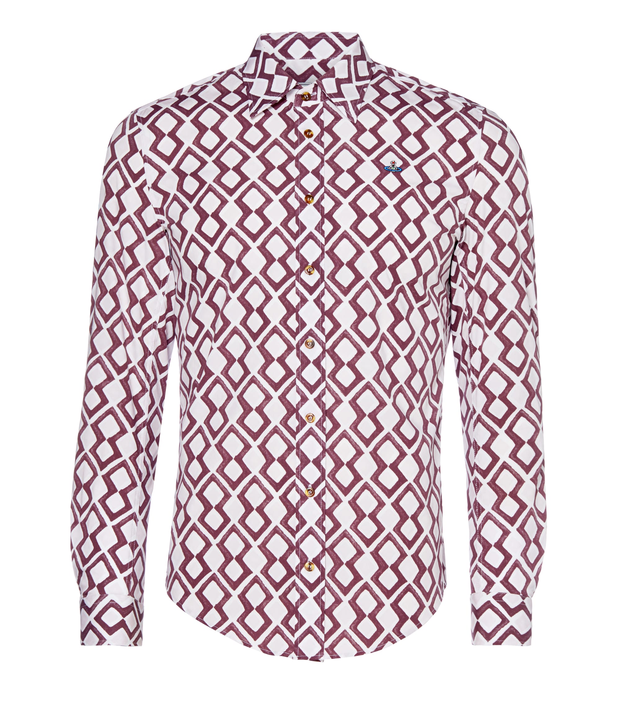 Vivienne Westwood Pink Diamonds Stretch Shirt