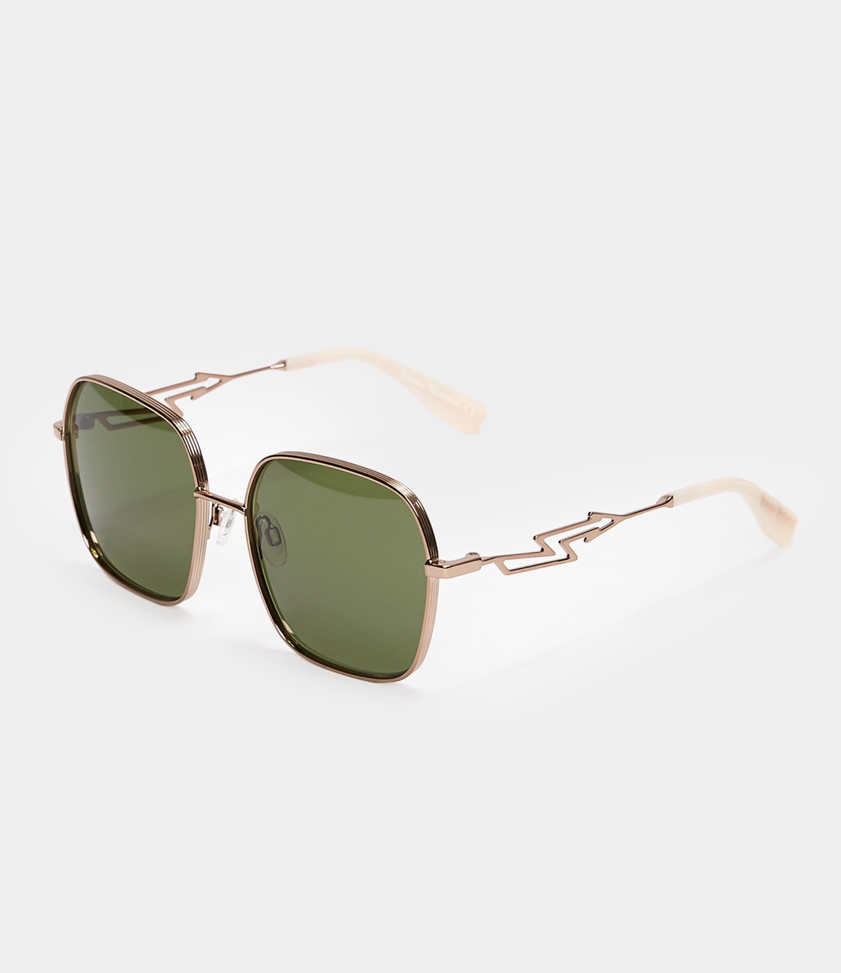 Vivienne Westwood Oversized Square-Frame Sunglasses Rose Gold Tone $215.00