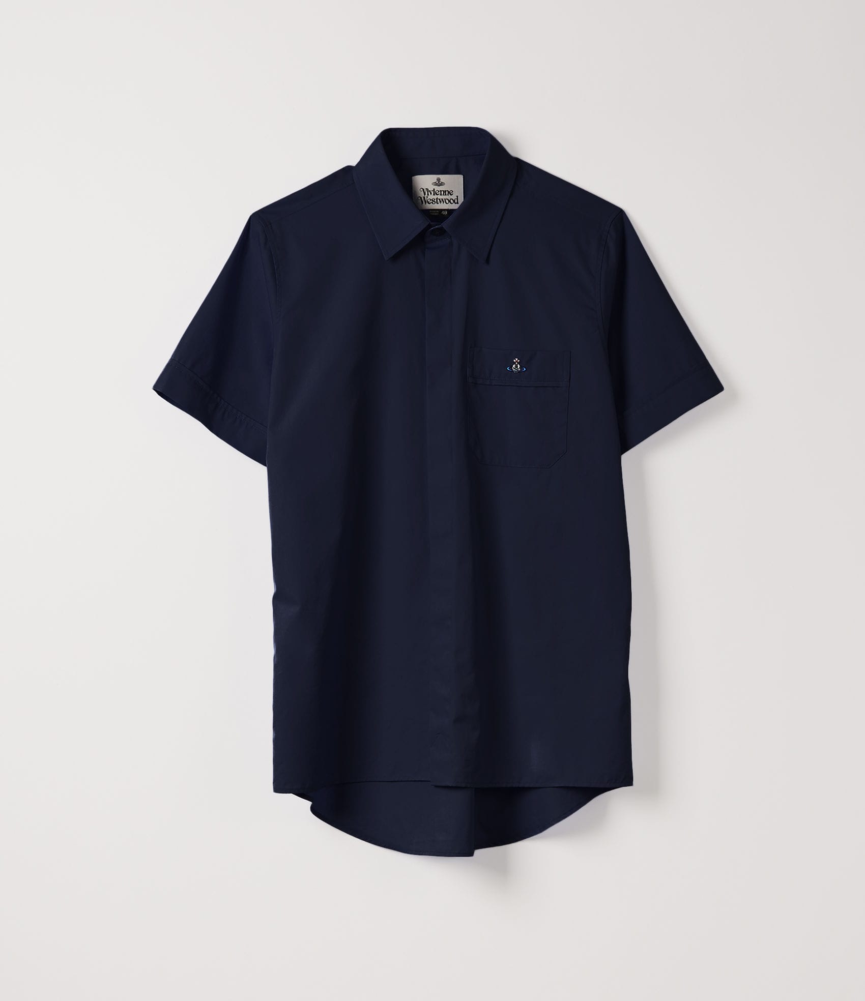 Vivienne Westwood CLASSIC SHORT SLEEVE SHIRT NAVY