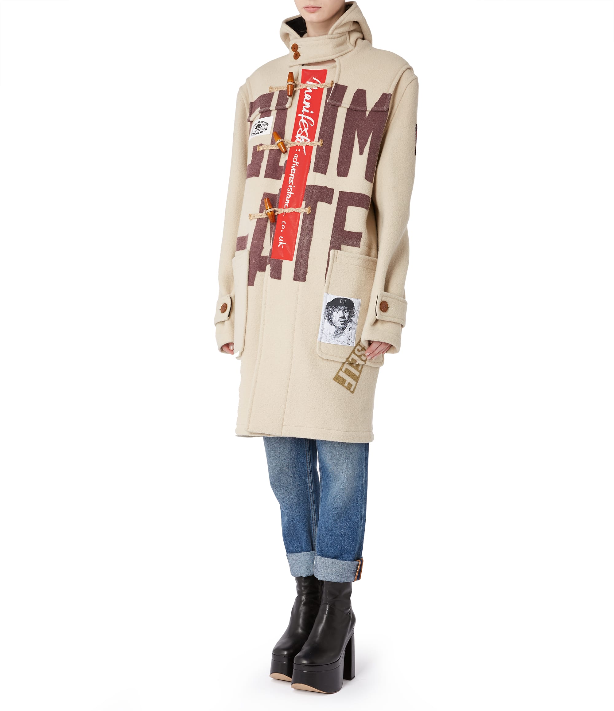 Vivienne Westwood Monty Coat Cream