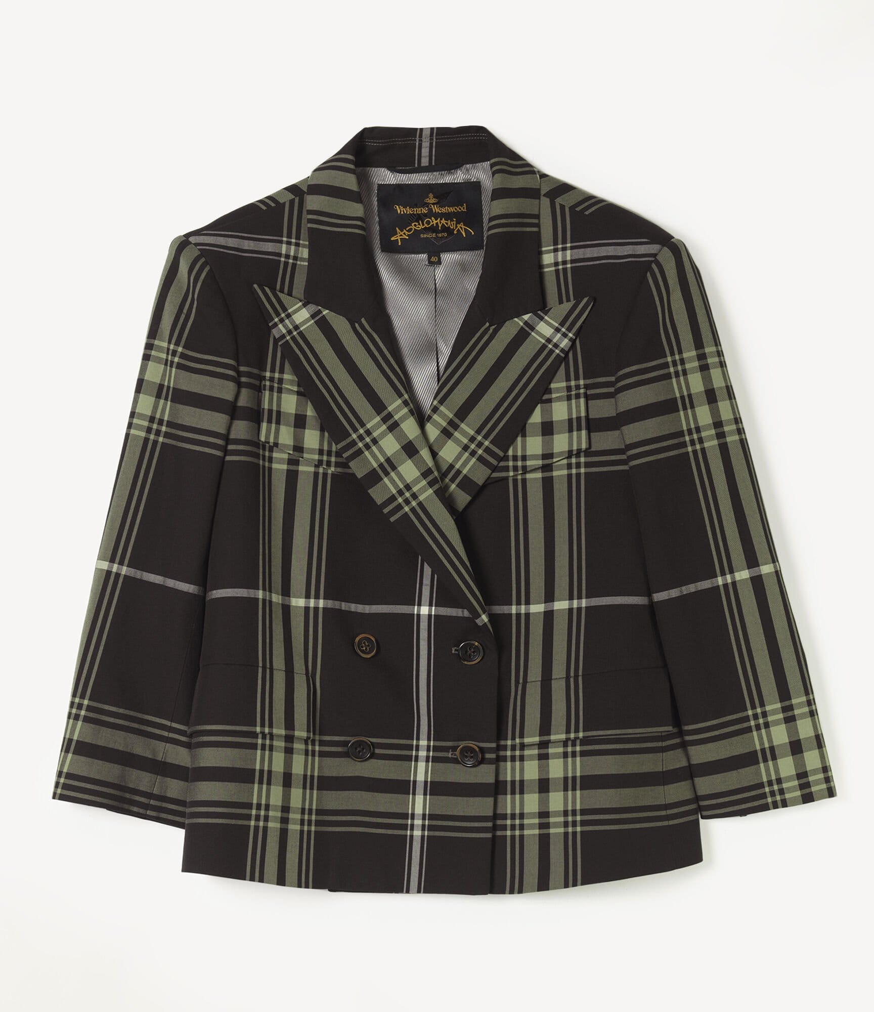 Vivienne Westwood Grand Hotel Double Breasted Jacket Mint/Black