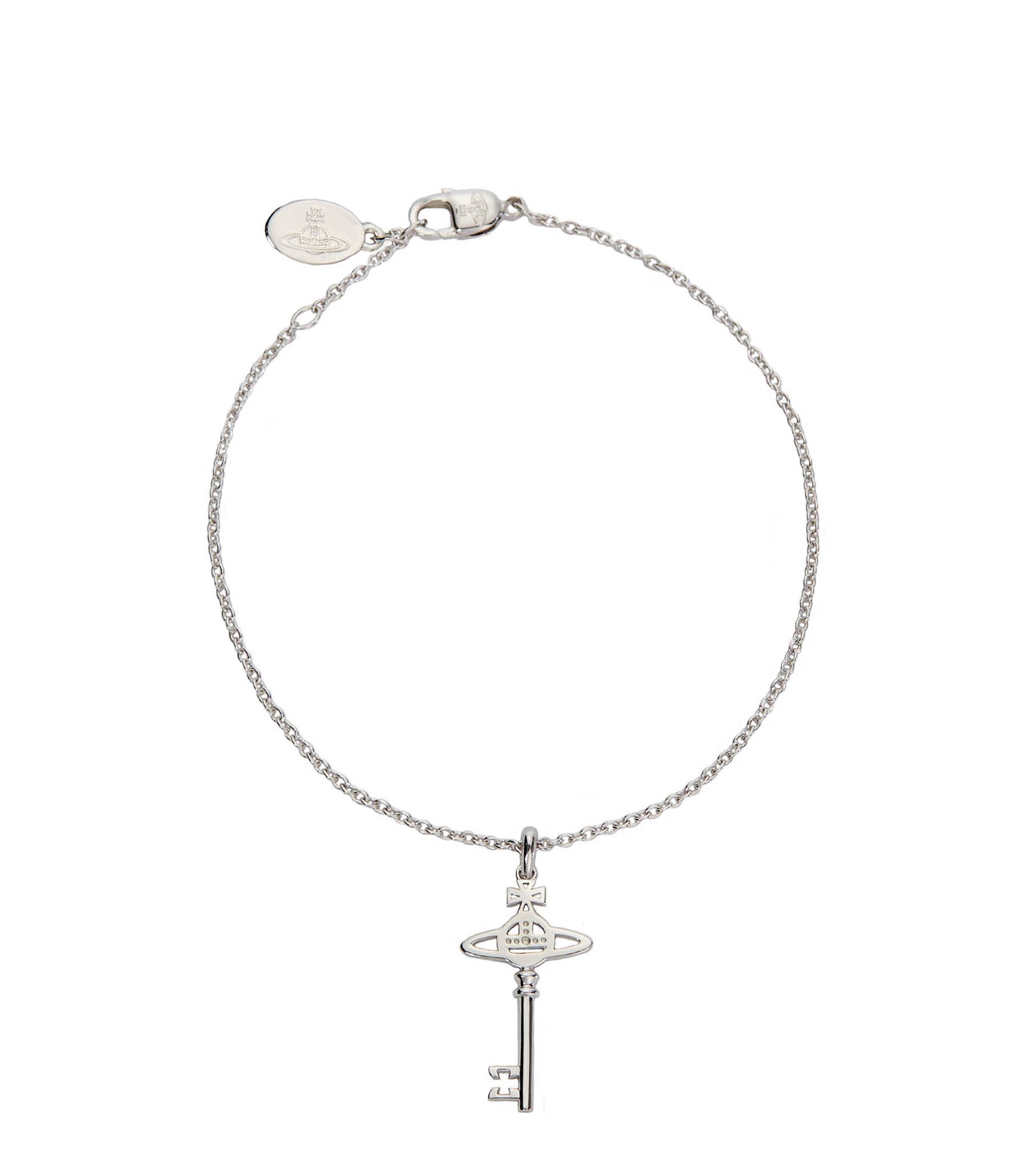 Vivienne Westwood Sterling Silver Small Key Bracelet