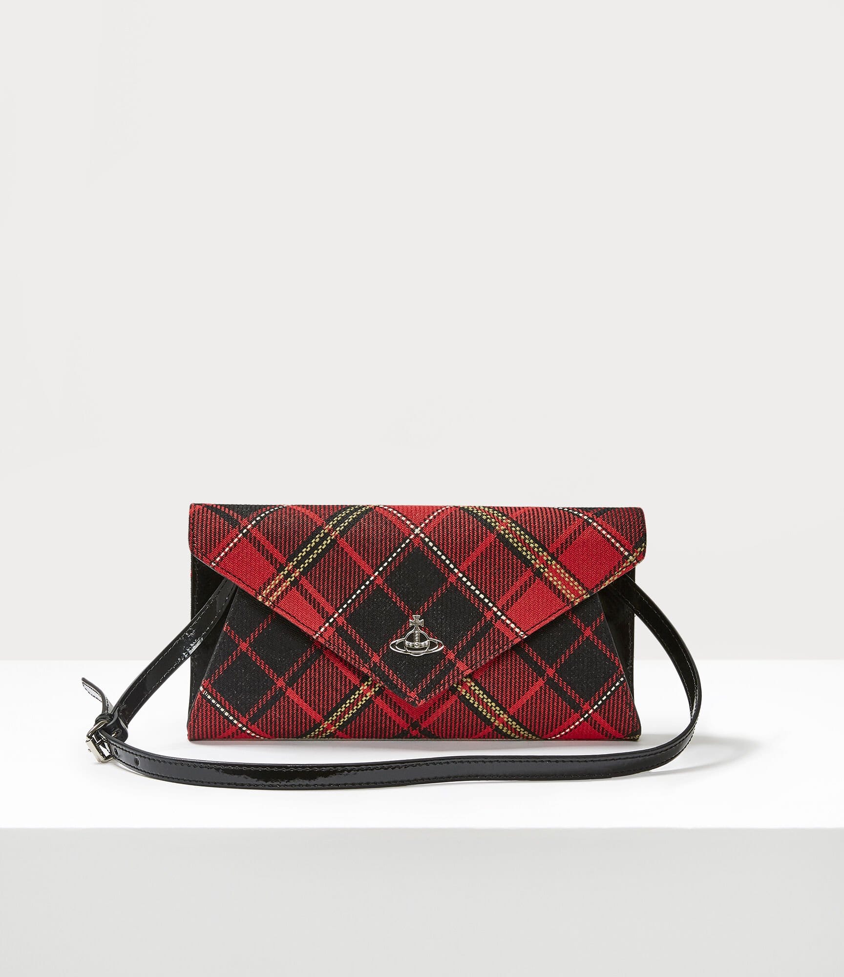 Vivienne Westwood Lisa Envelope Clutch Red/Black