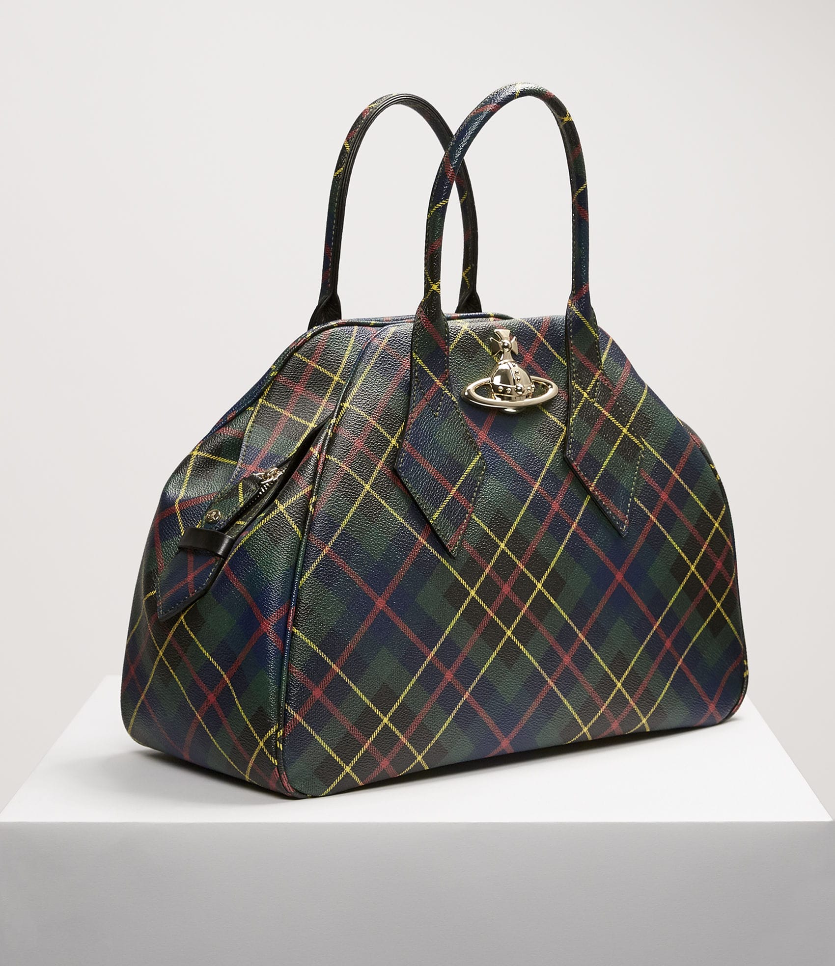 Vivienne Westwood DERBY LARGE YASMINE BAG HUNTING TARTAN