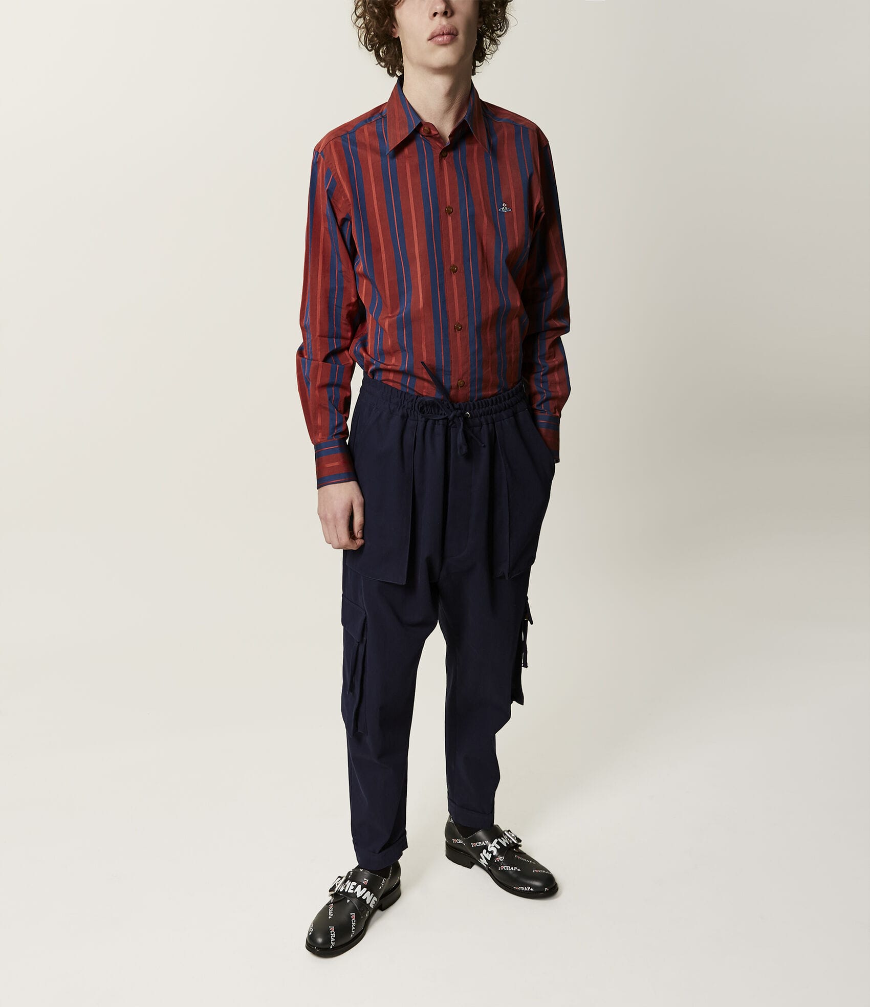 Vivienne Westwood DJANGO CARGO PANTS NAVY